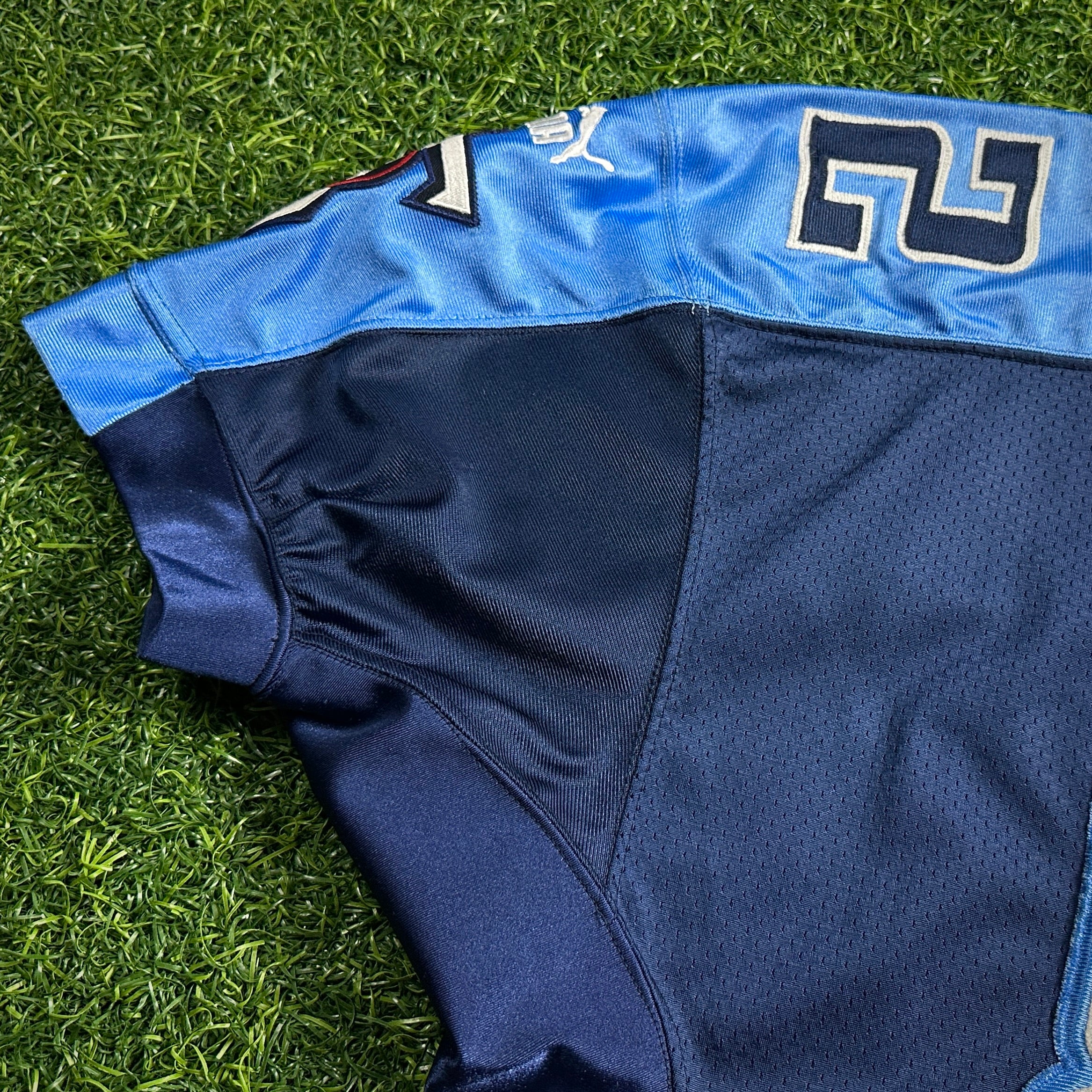 1999 Puma NFL Authentic Jersey Tennessee Titans Yancy Thigpen Sz. 46 Berlin WI
