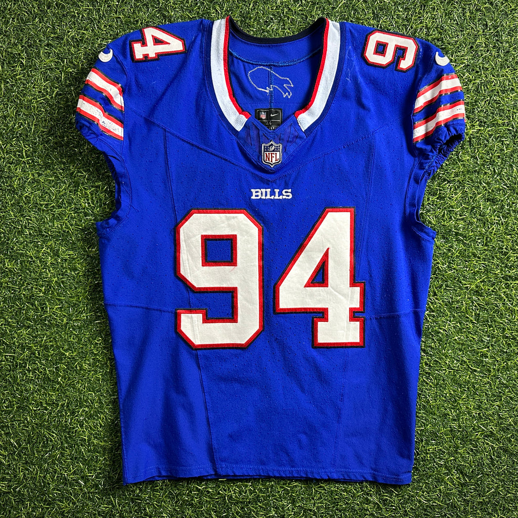 2023 Nike NFL Game-Used Jersey Buffalo Bills Dawuane Smoot Sz. 44 Team COA