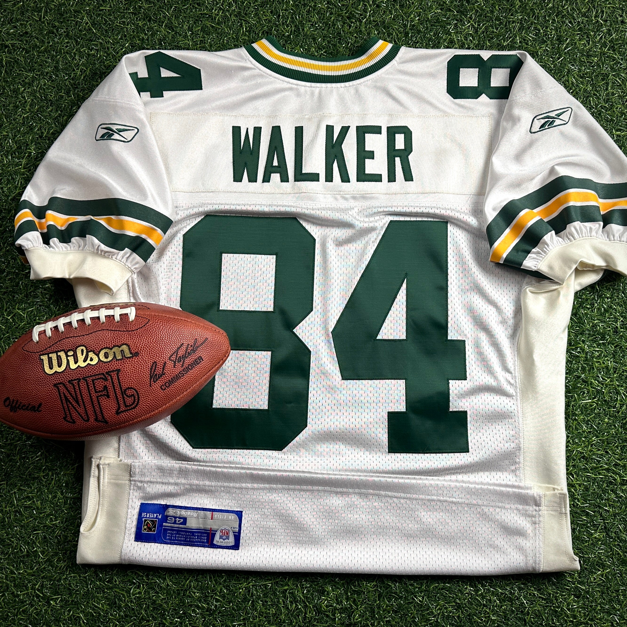 2005 Reebok NFL Authentic Jersey Green Bay Packers Javon Walker Sz. 46 Vintage