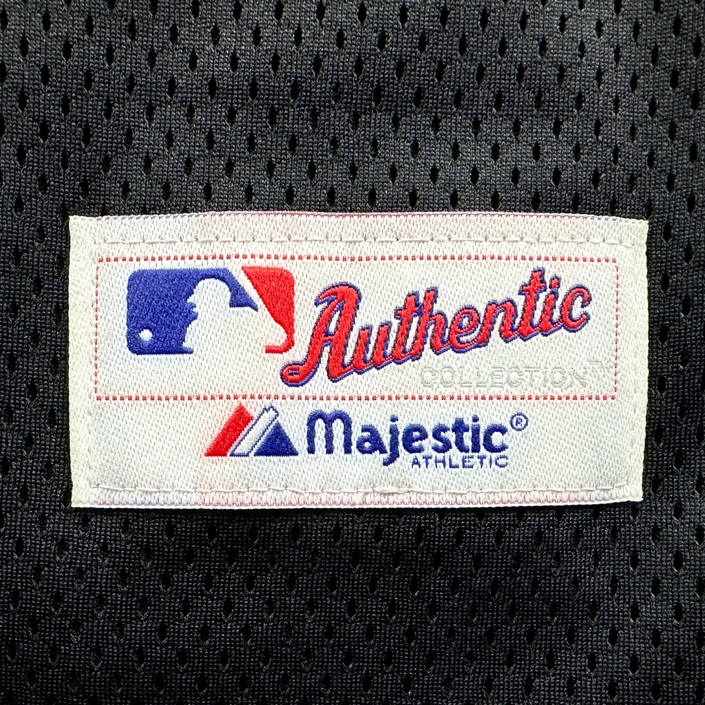 2000 Majestic MLB Jersey New York Mets Garth Brooks Black Sz. M Vintage