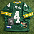 2004 Reebok NFL Team Issued Jersey Green Bay Packers Brett Favre Autograph COA