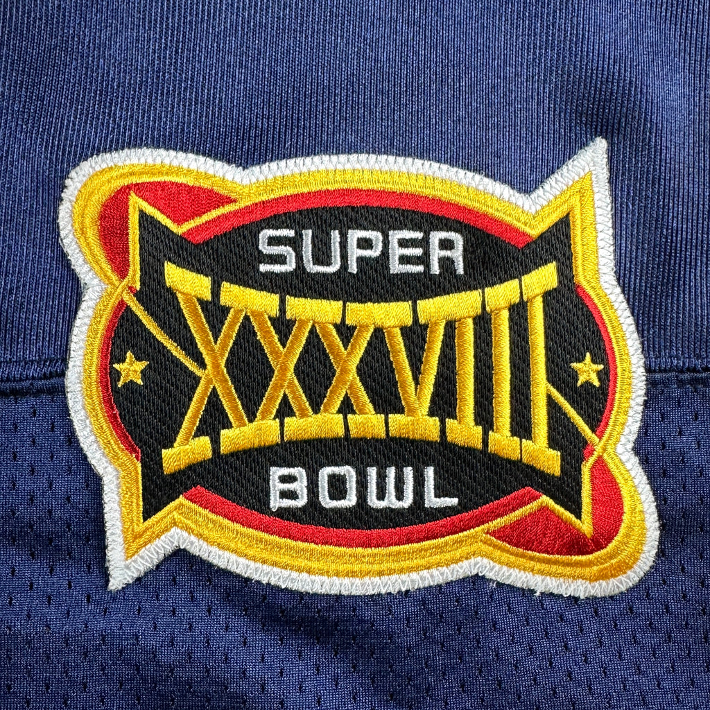 2003 Reebok NFL Authentic Jersey New England Patriots Tom Brady Sz. 52 Super Bowl XXXVIII