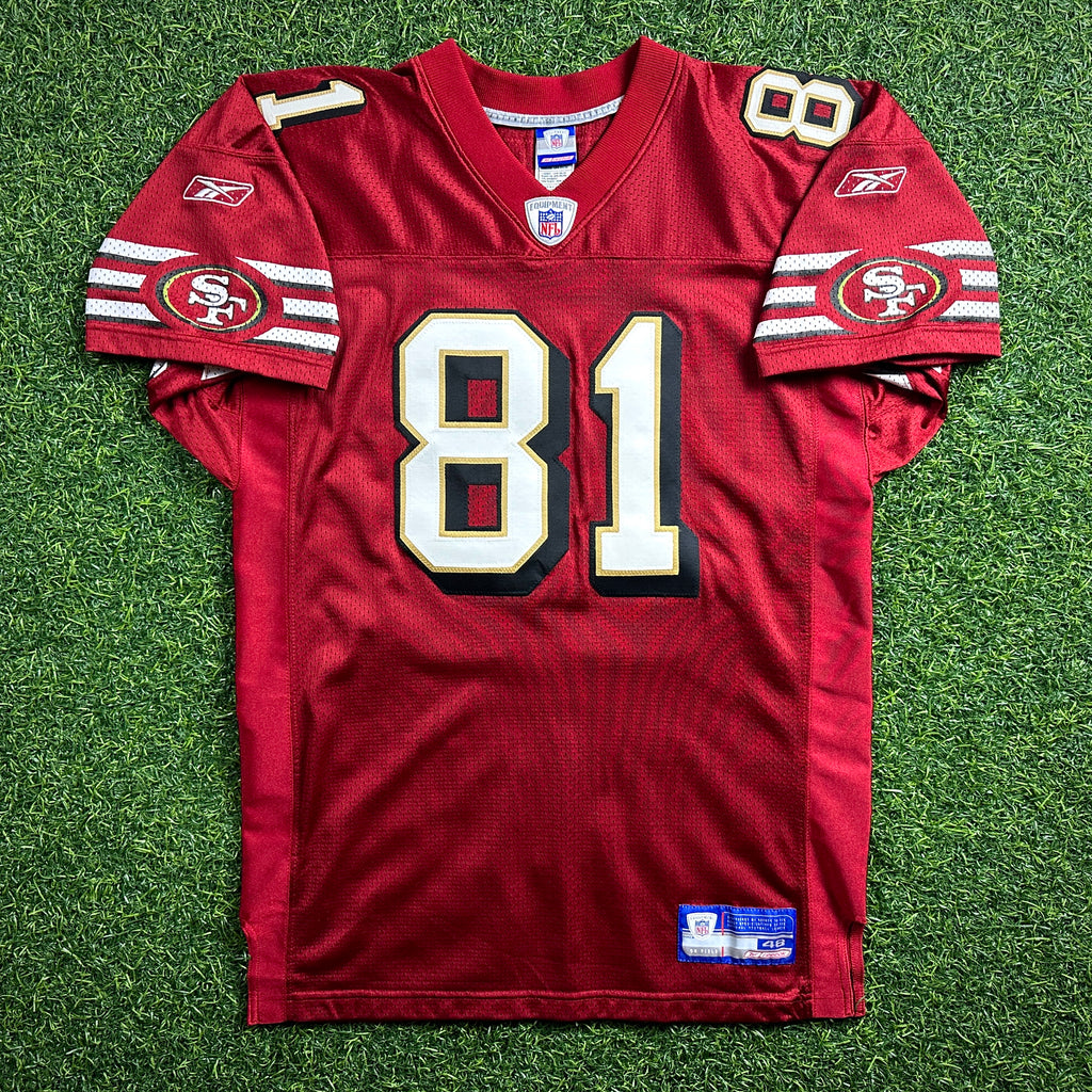 2002 Reebok NFL Authentic Jersey San Francisco 49ers Terrell Owens Sz 48 Vintage