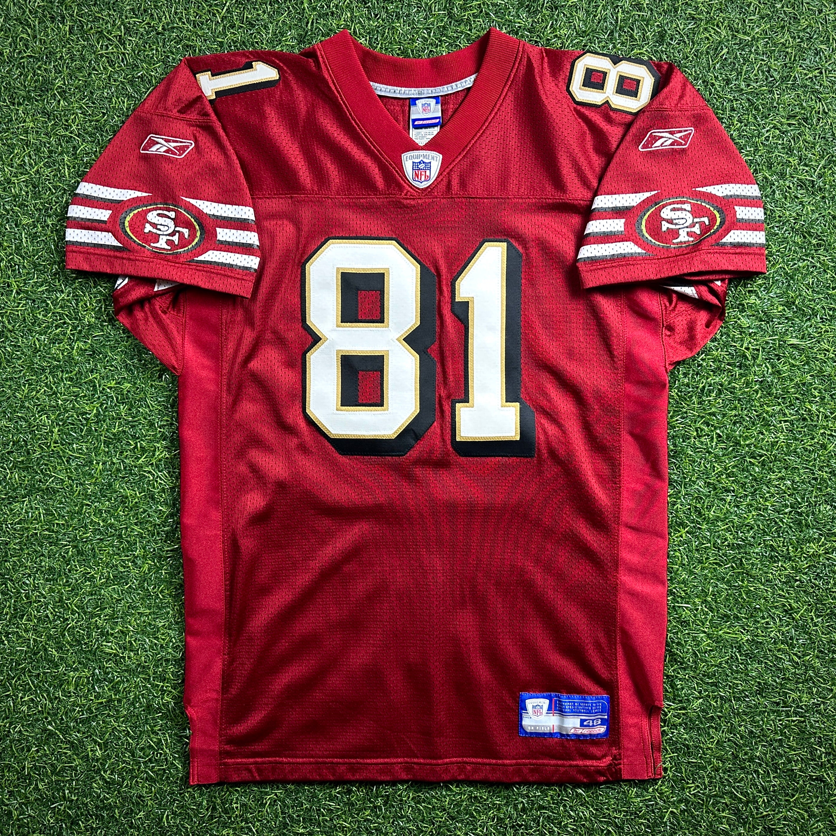 2002 Reebok NFL Authentic Jersey San Francisco 49ers Terrell Owens Sz 48 Vintage