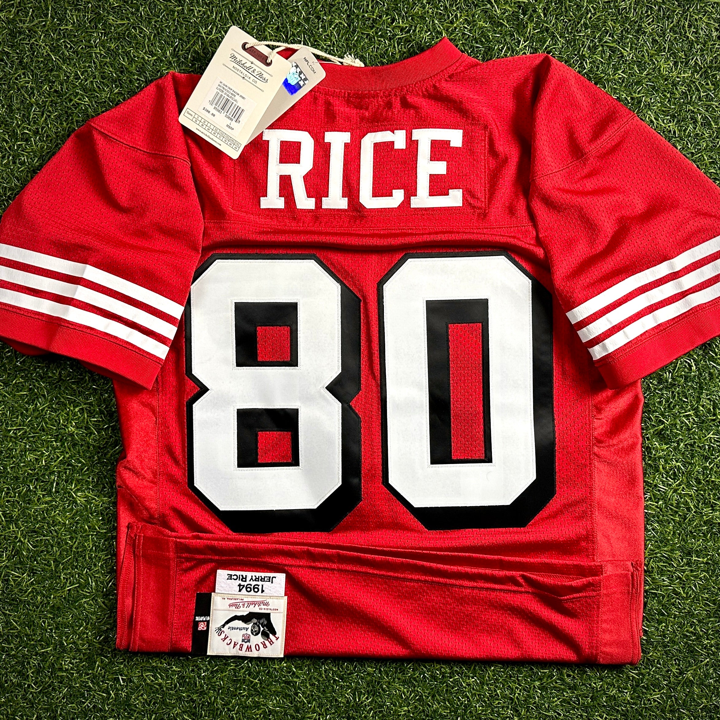 New! Mitchell & Ness 1994 Authentic Jersey San Francisco 49ers Jerry Rice Sz 44