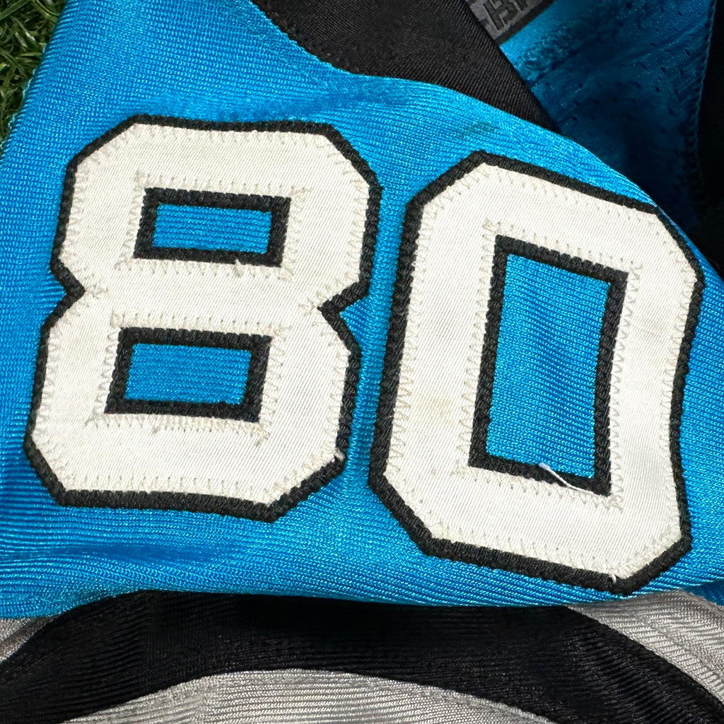 2018 Nike NFL Game Used Worn Jersey Carolina Panthers Ian Thomas Rookie Sz. 50