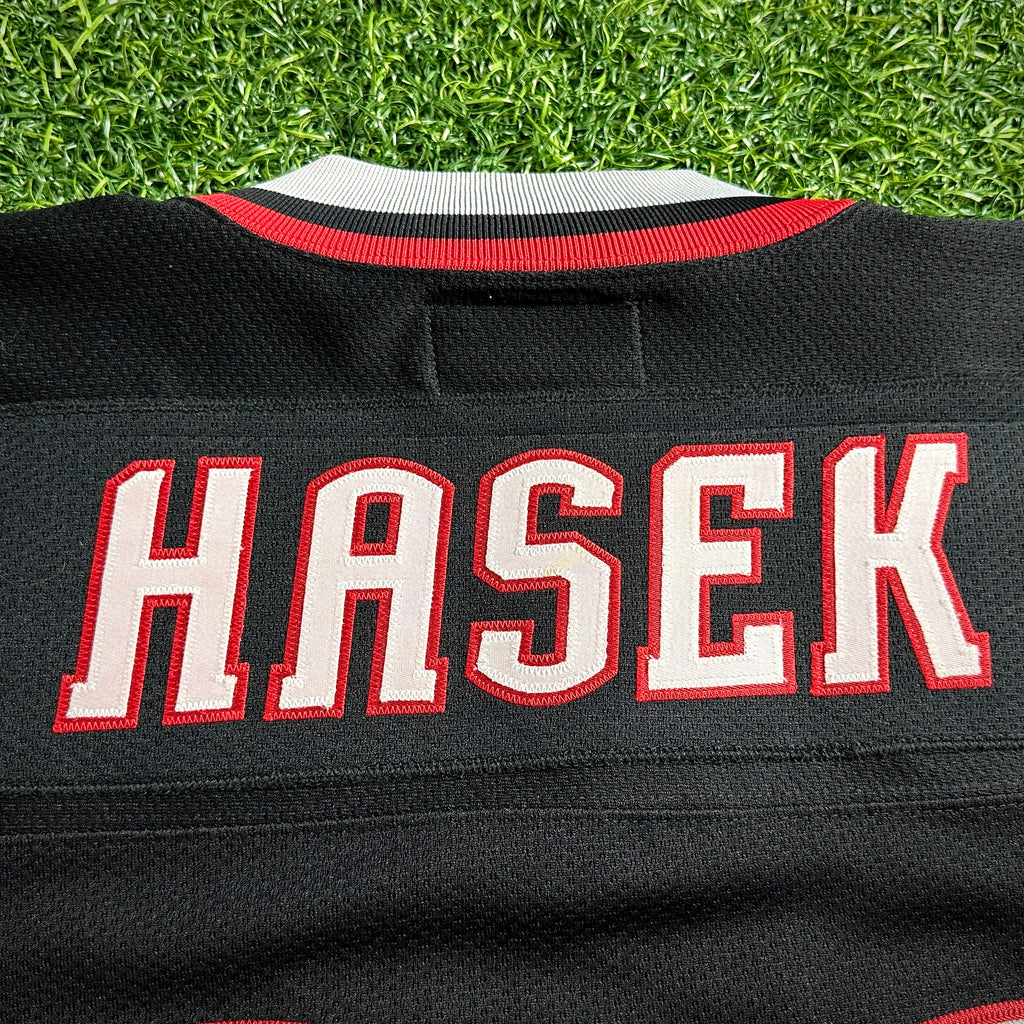 1996 Starter NHL Jersey Buffalo Sabres Dominik Hasek Sz. XL Goathead Vintage