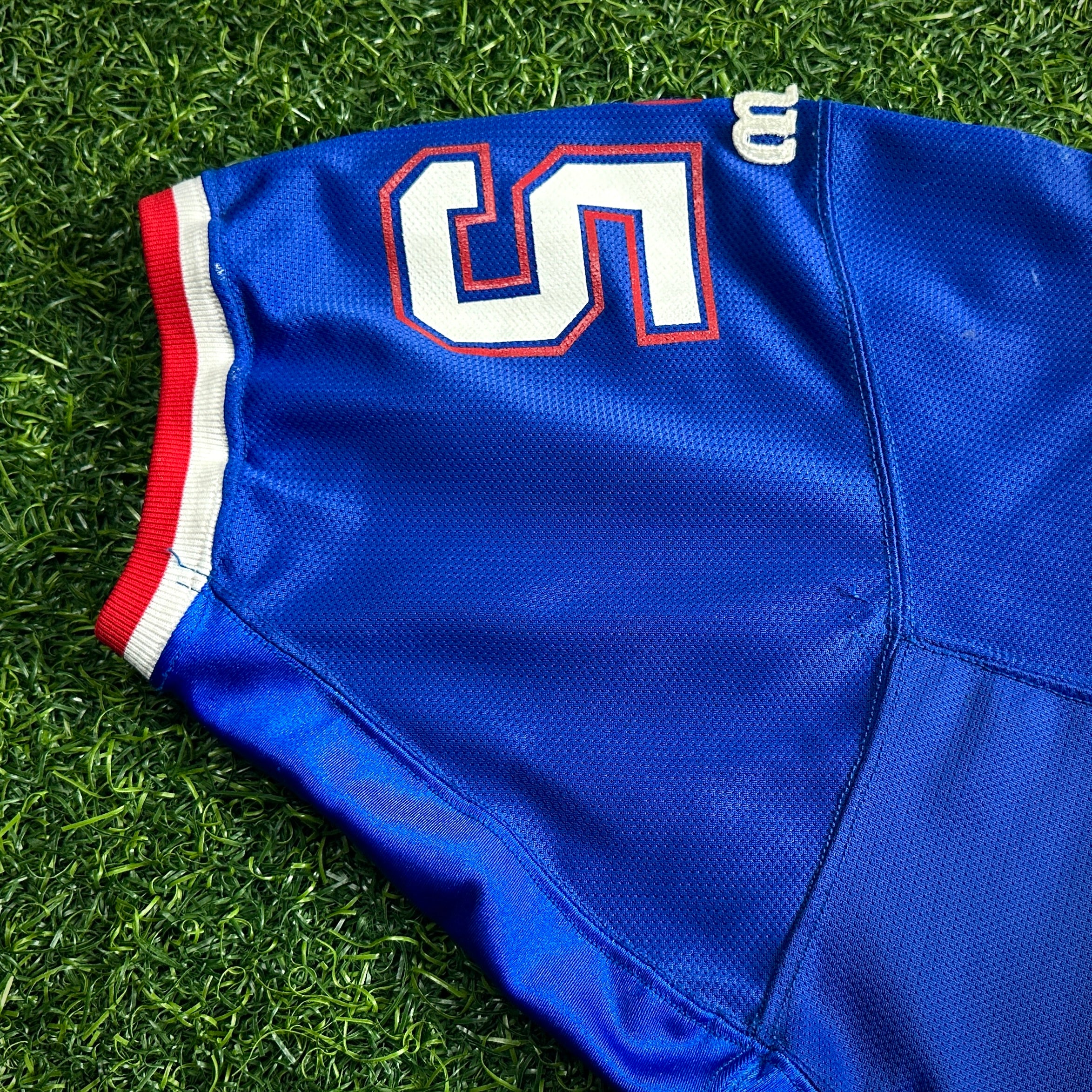 1994 Wilson NFL Game Used Worn Jersey Detroit Lions Lomas Brown Pro Bowl NFC