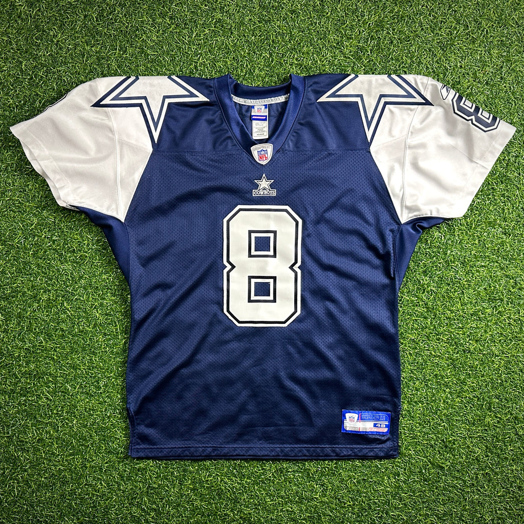 Reebok NFL Authentic Jersey Dallas Cowboys Troy Aikman 48 Throwback Double Star