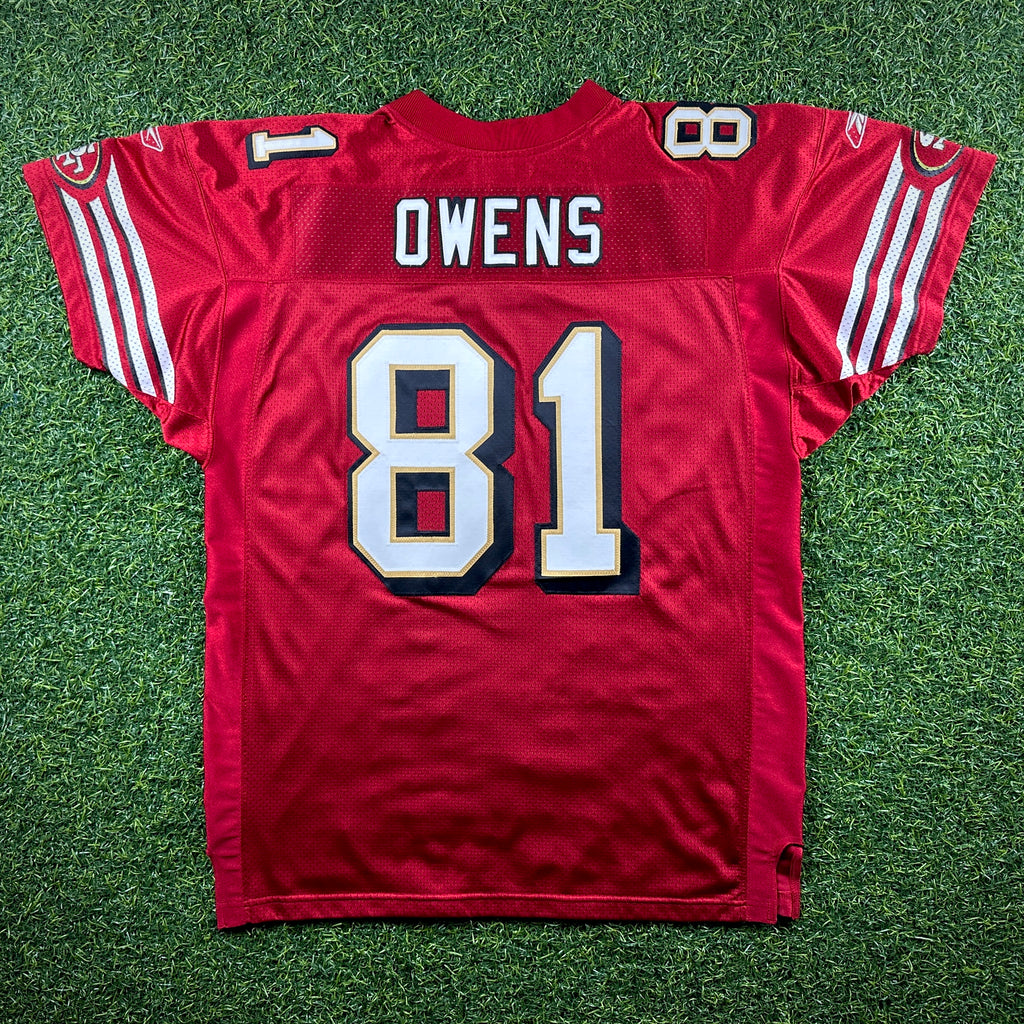 New! 2002 Reebok NFL Authentic Jersey San Francisco 49ers Terrell Owens Sz 52