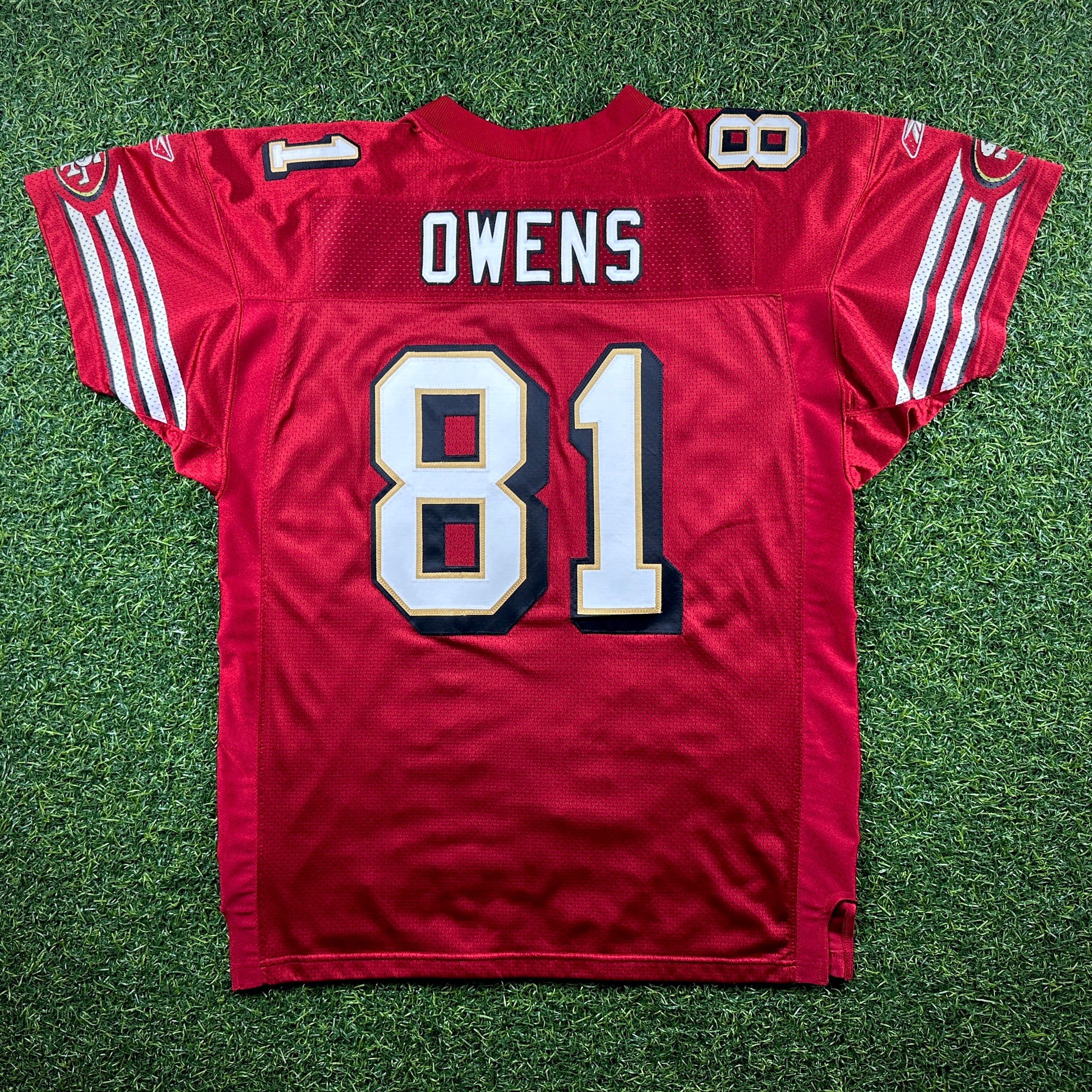 New! 2002 Reebok NFL Authentic Jersey San Francisco 49ers Terrell Owens Sz 52