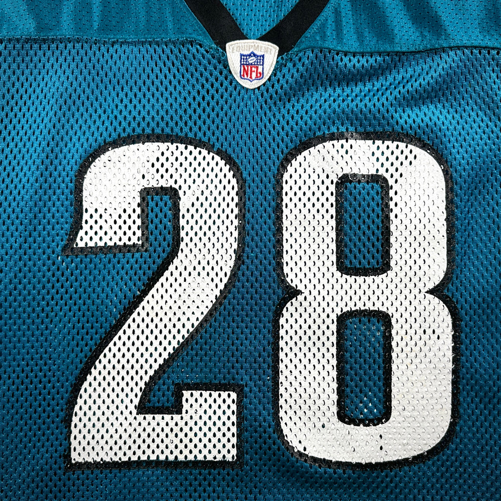 2006 Reebok NFL Game-Used Practice Jersey Jacksonville Jaguars Fred Taylor Sz. 46 Hit Marks