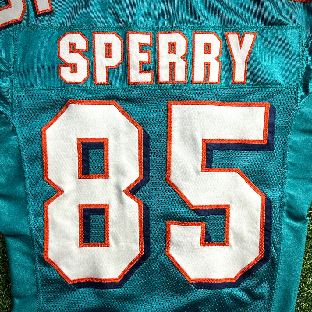 2009 Reebok NFL Authentic Game-Used Miami Dolphins Jersey Kory Sperry Rookie Sz. 46