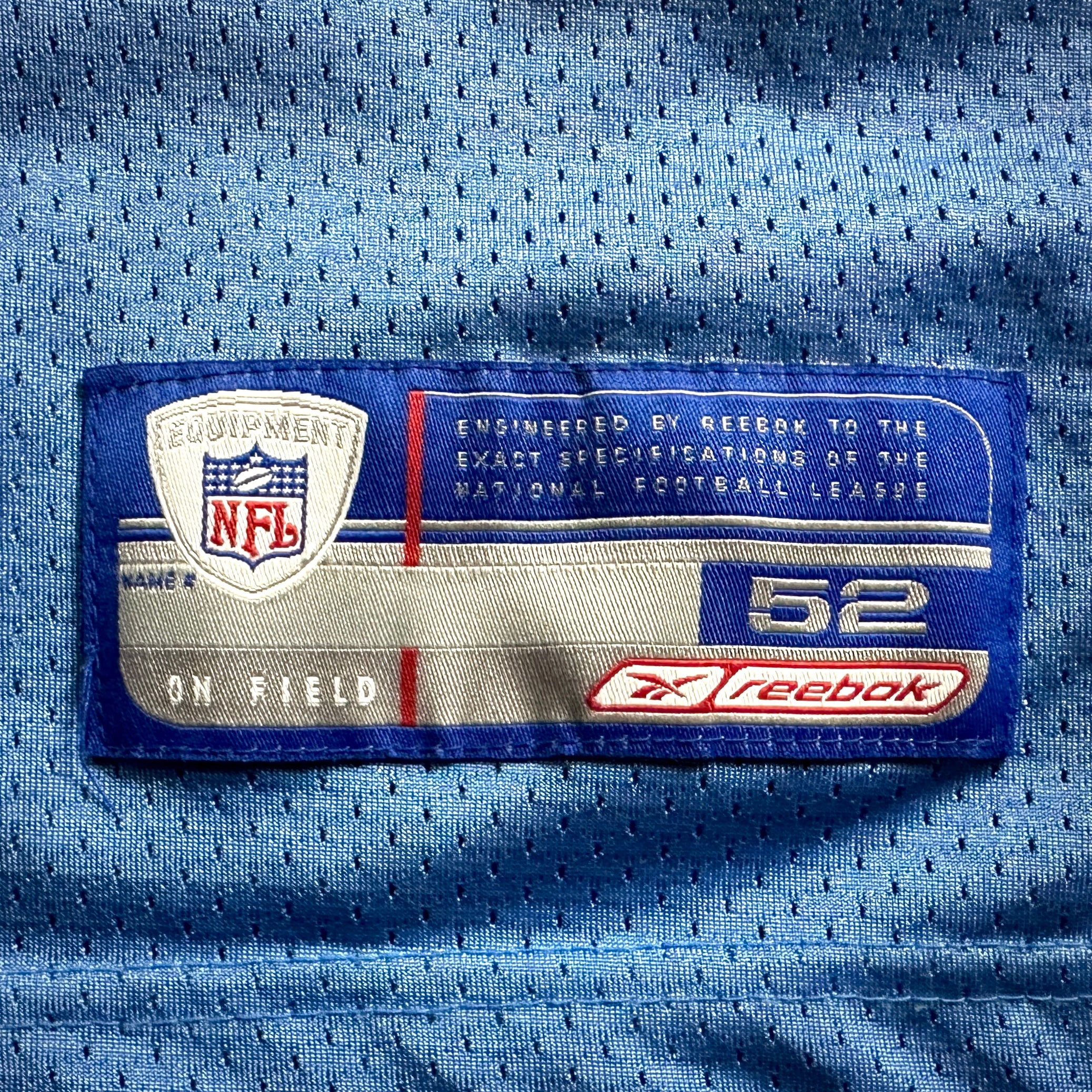 2002 Reebok NFL Authentic Jersey San Diego Chargers LaDanian Tomlinson 52 Throwback