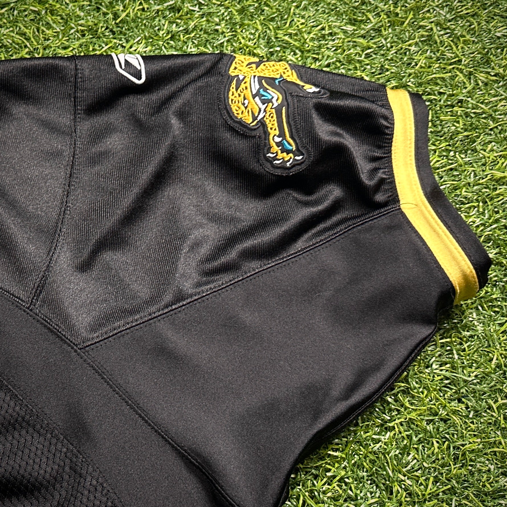 2005 Reebok NFL Authentic Jersey Jacksonville Jaguars Byron Leftwich Sz 50 Black