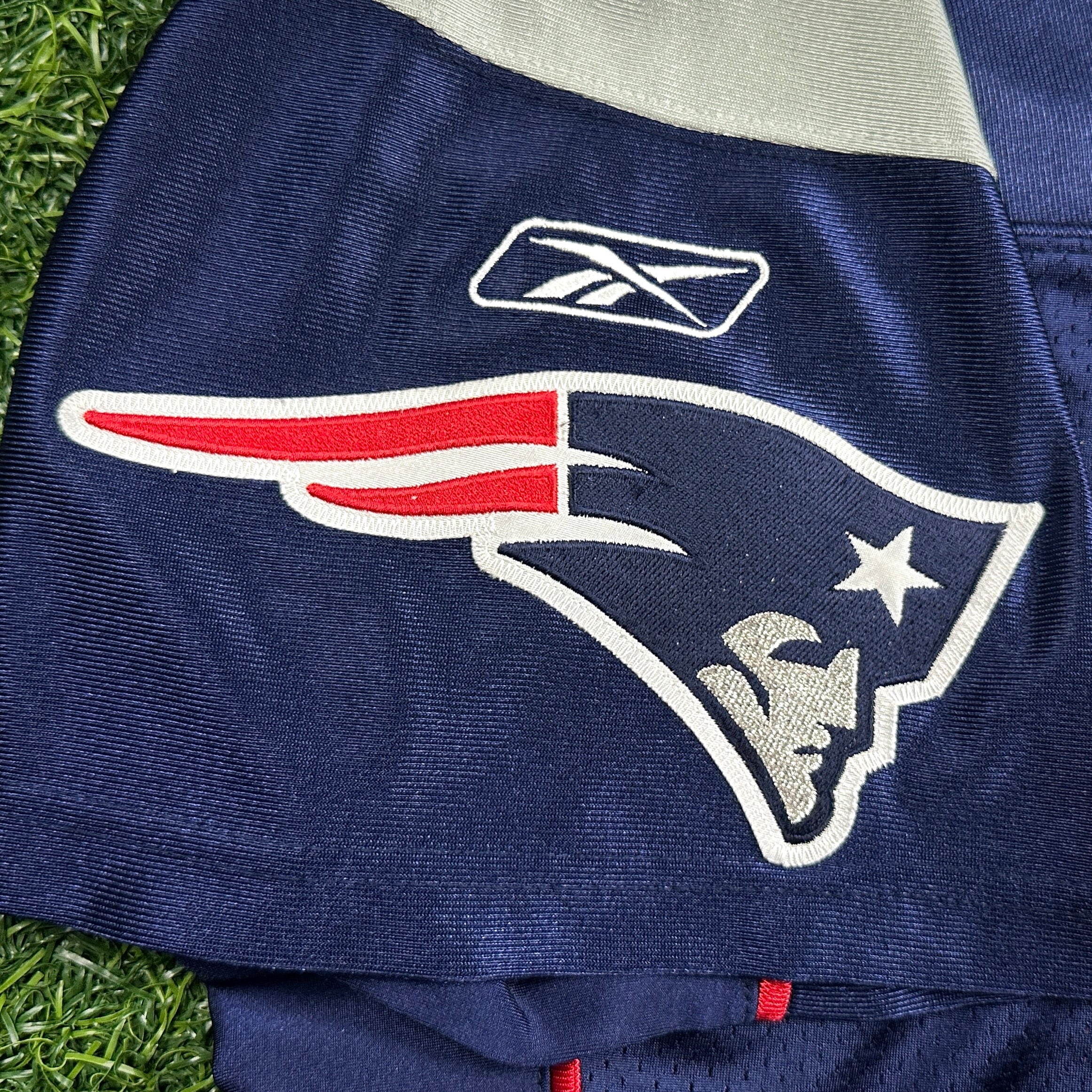 2004 Reebok NFL Authentic Jersey New England Patriots Tom Brady Sz 52 Super Bowl