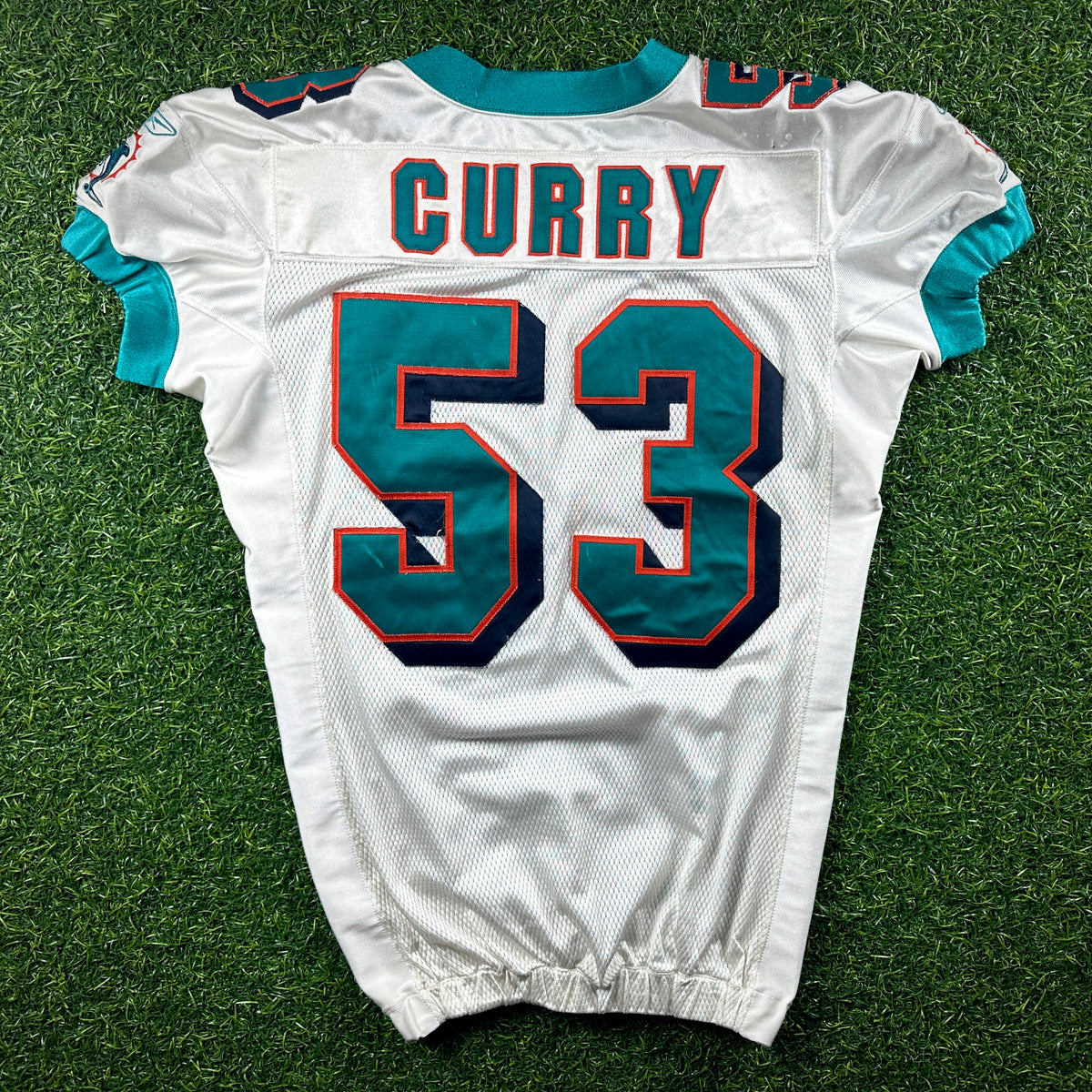 2005 Reebok NFL Game-Used Jersey Miami Dolphins Derek Curry Notre Dame