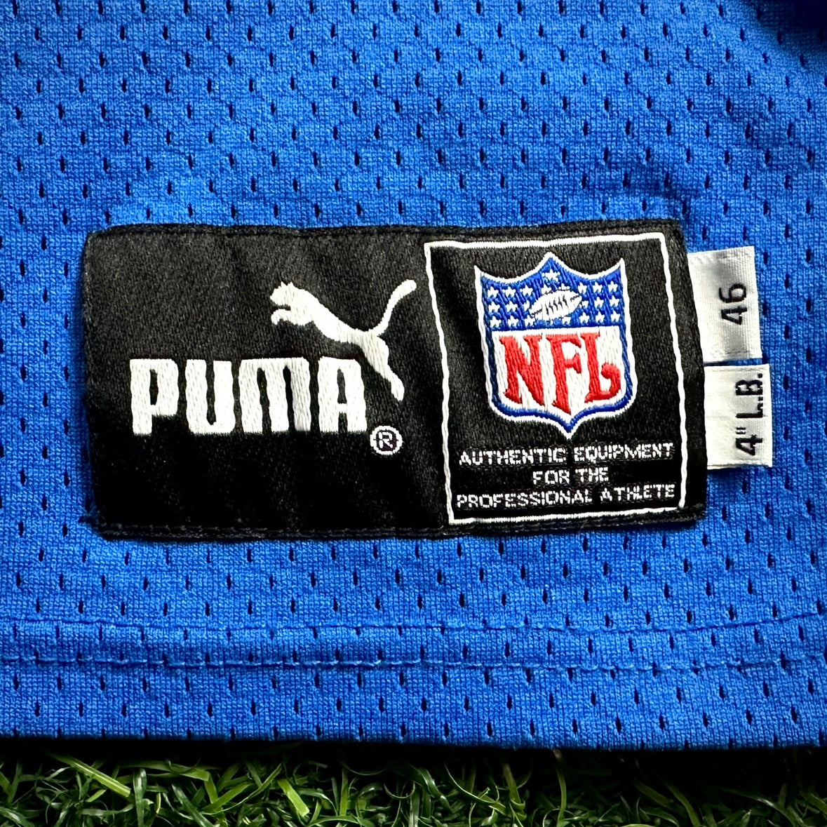 1999 Puma NFL Authentic Game-Issued Jersey Detroit Lions Charlie Batch Sz. 46