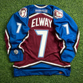 Koho NHL X NFL Mashup Jersey Colorado Avalanche John Elway Sz. L Denver Broncos