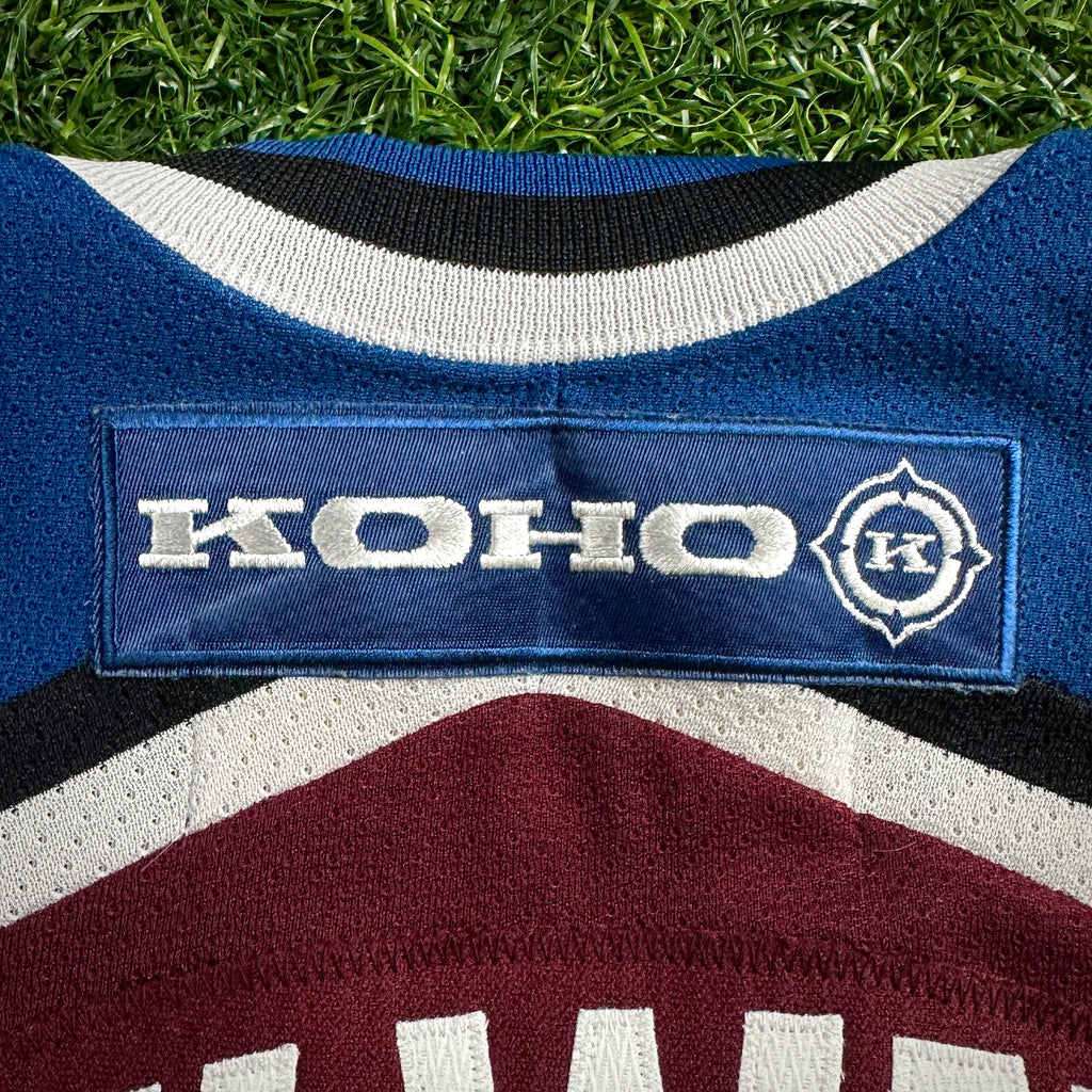 Koho NHL X NFL Mashup Jersey Colorado Avalanche John Elway Sz. L Denver Broncos