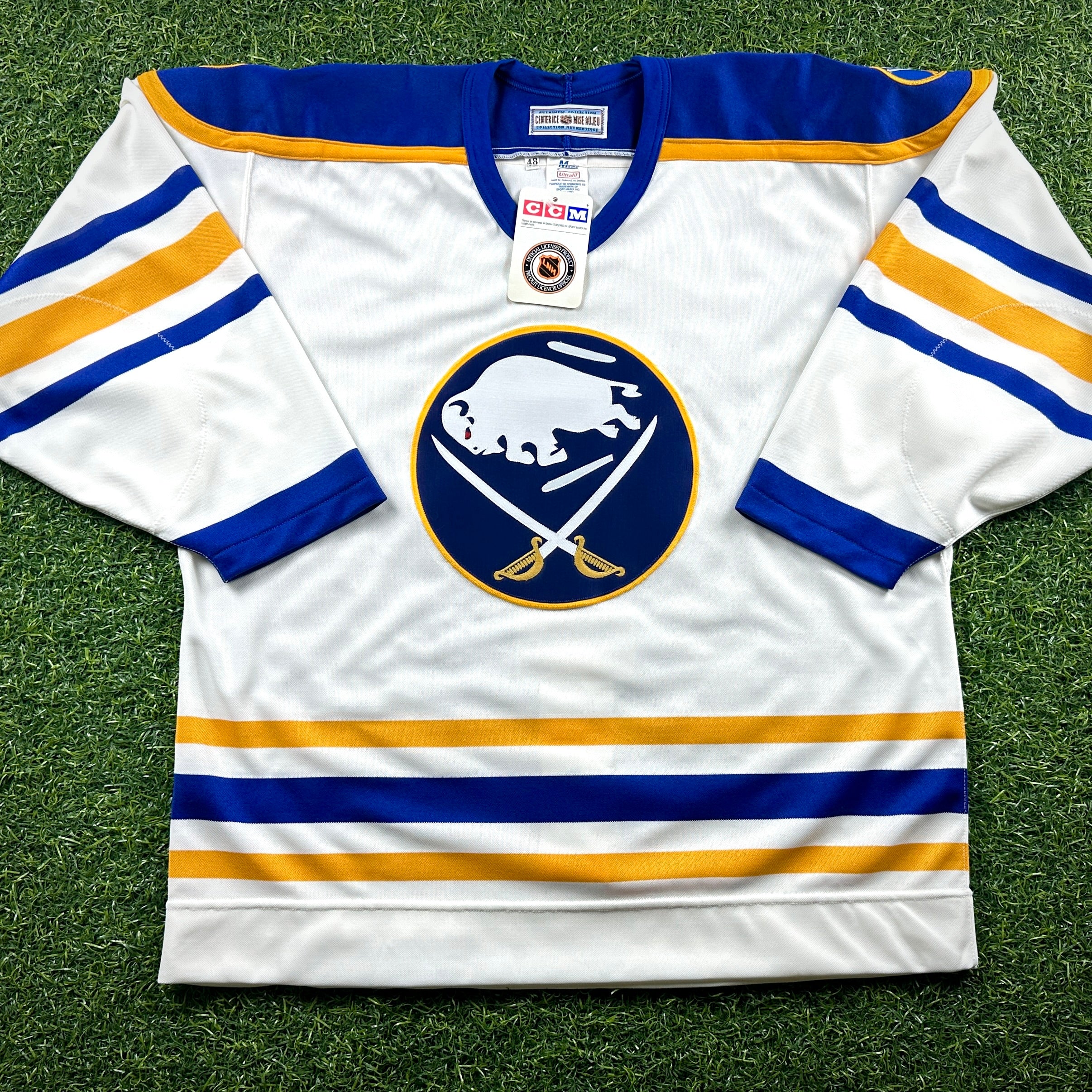 New! 1992 CCM NHL Center Ice Authentic Jersey Buffalo Sabres Sz. 48 Vintage NWT