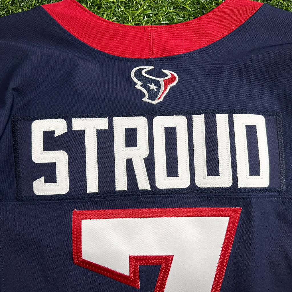 2023 Nike NFL Team Issued Game Jersey Blue Houston Texans CJ Stroud Rookie Sz. 40 COA