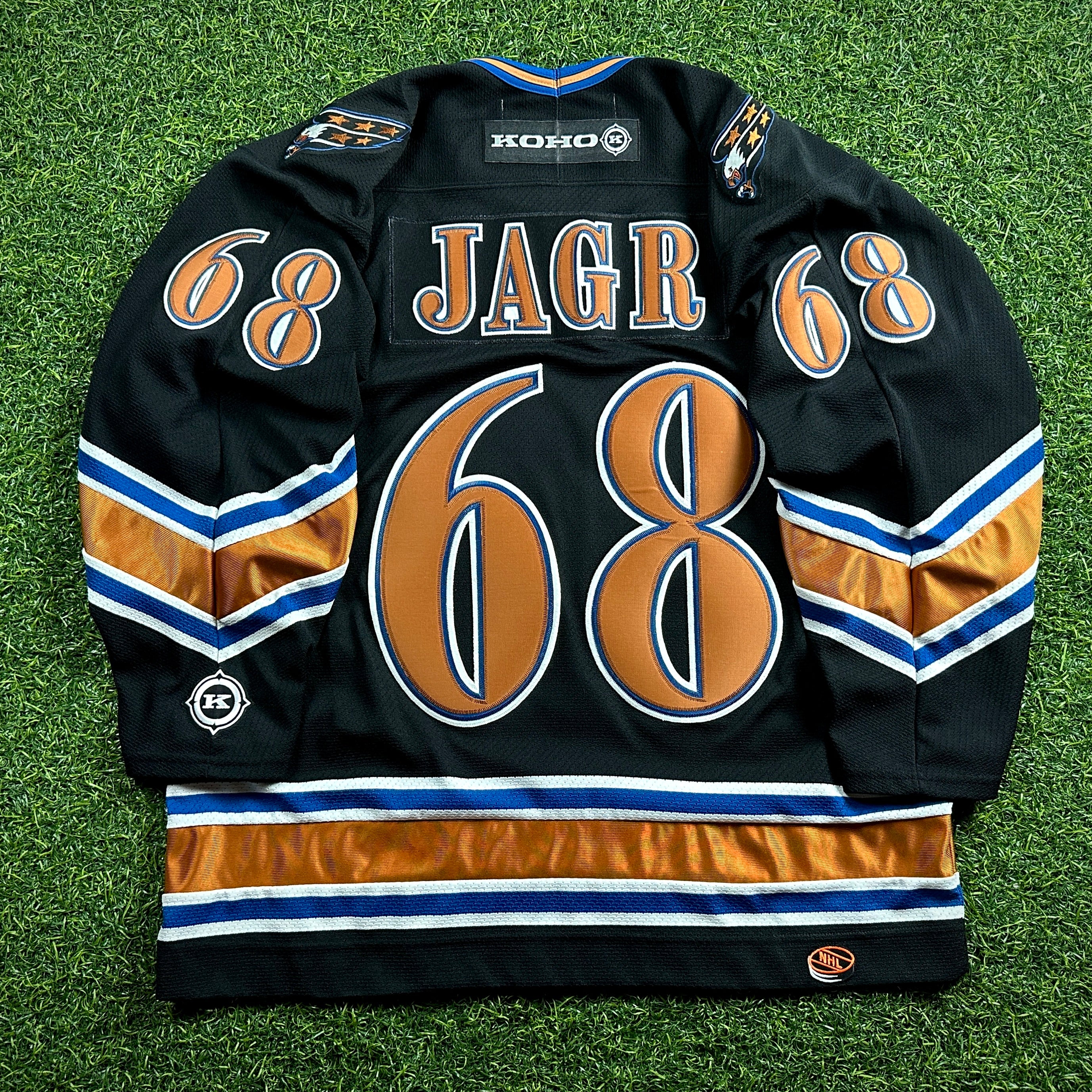 2001 Koho NHL Jersey Washington Capitals Jaromir Jagr Sz. L Vintage