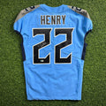 2022 Nike NFL Team-Issued Jersey Tennessee Titans Derrick Henry Autograph Beckett