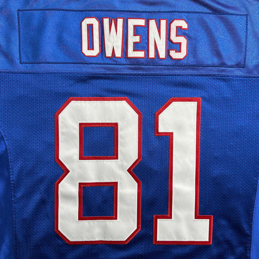 2009 Reebok NFL Authentic Throwback Jersey Buffalo Bills Terrell Owens Sz. 48 Vintage HOF