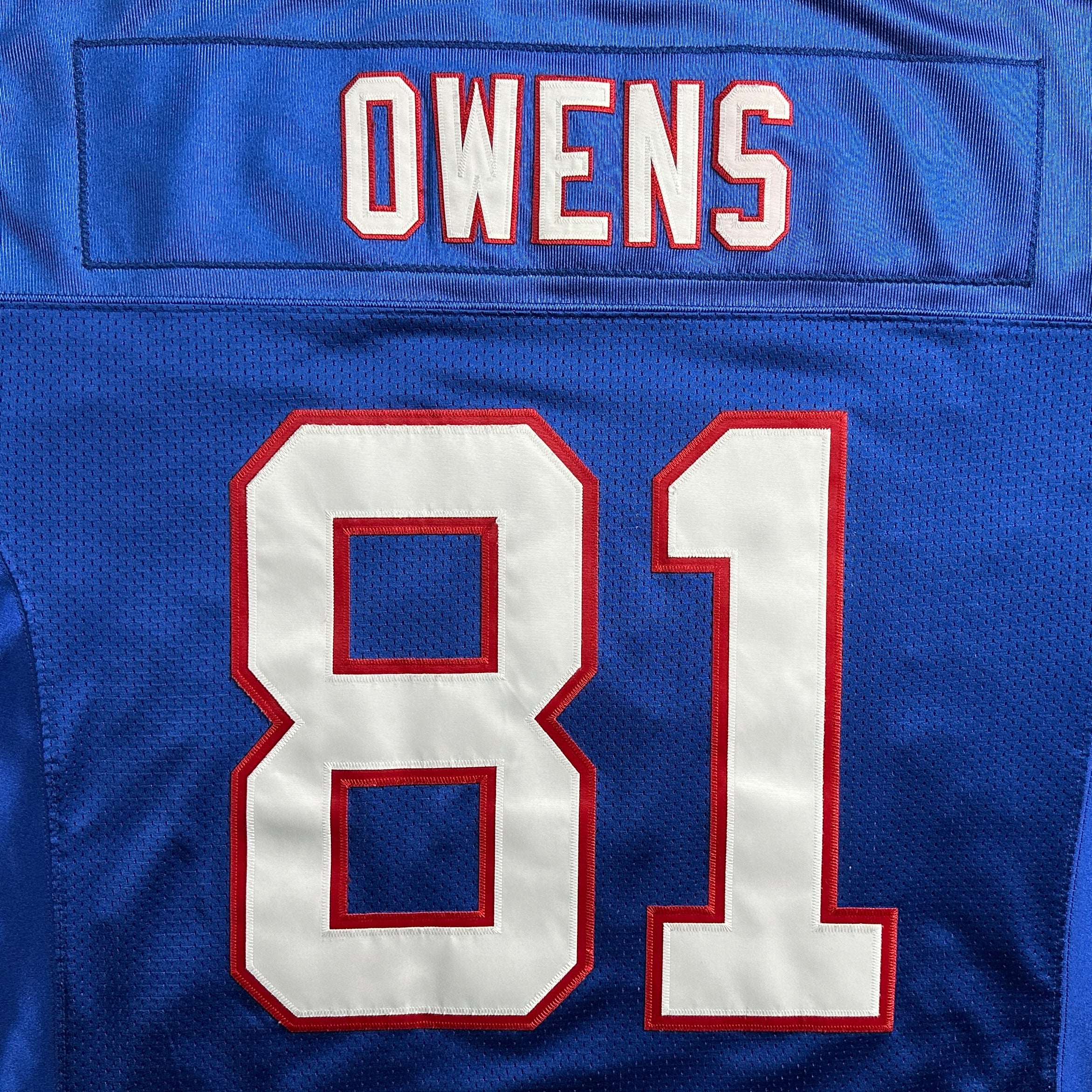 2009 Reebok NFL Authentic Throwback Jersey Buffalo Bills Terrell Owens Sz. 48 Vintage HOF