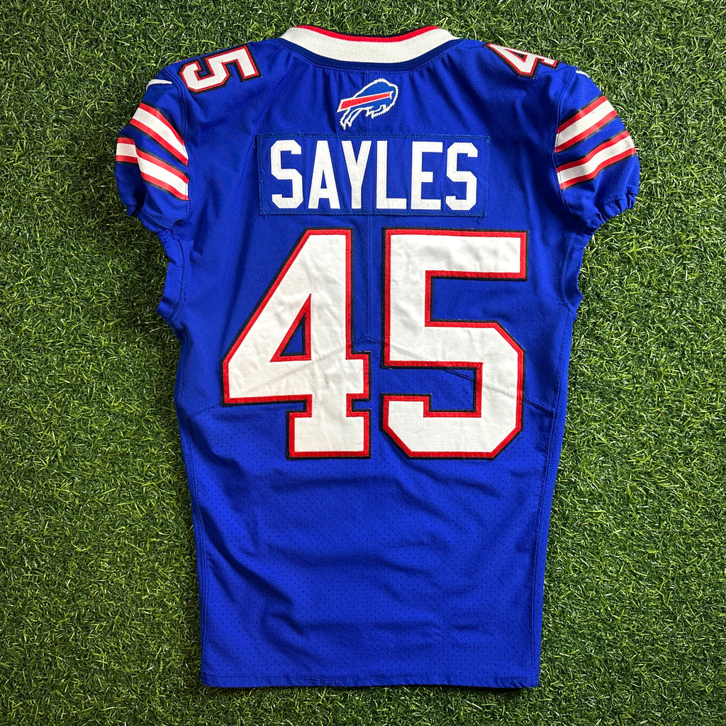 2017 Nike NFL Game-Used Rookie Jersey Buffalo Bills Marcus Sayles Sz. 38 Team COA