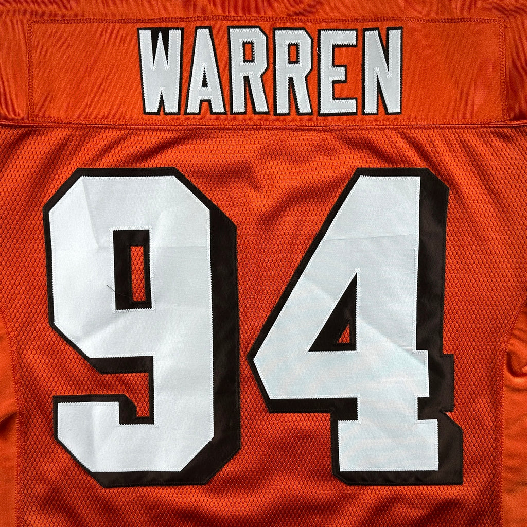 2003 Reebok NFL Authentic Team-Issued Jersey Cleveland Browns Gerard Warren Sz. 46 Orange Alternate
