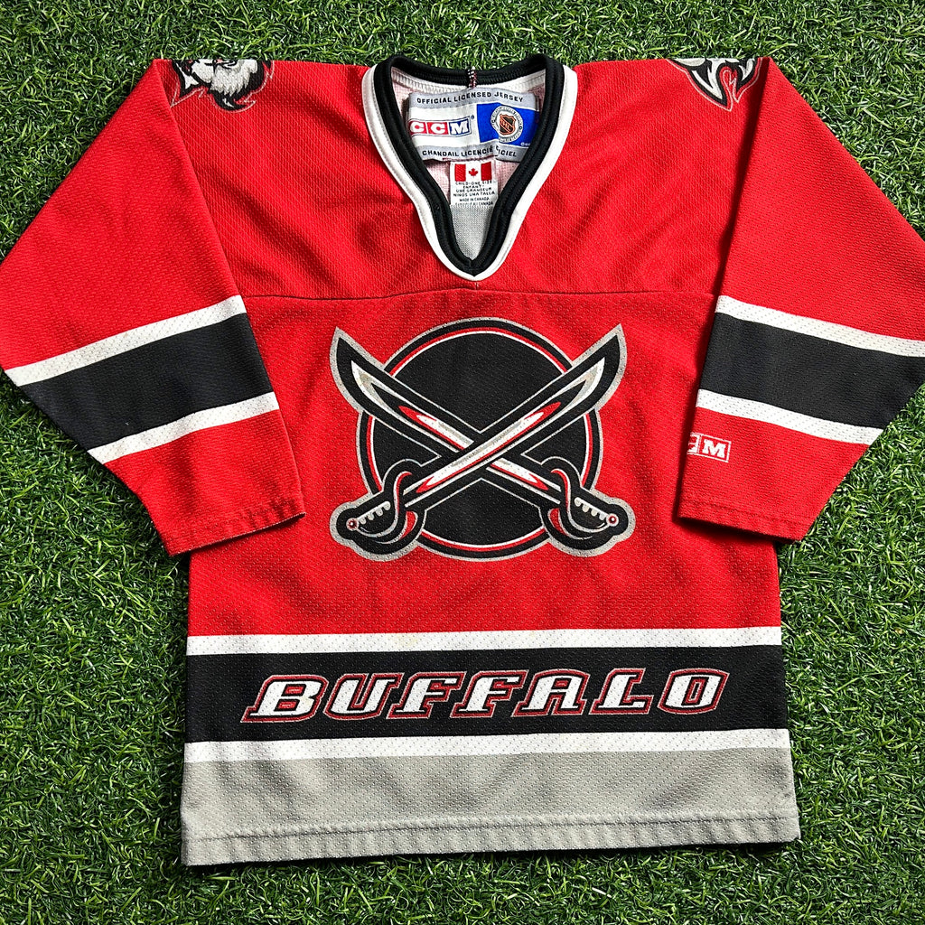 2000 CCM NHL Jersey Buffalo Sabres Red Alternate Infant Child One Size Vintage Throwback
