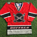 2000 CCM NHL Jersey Buffalo Sabres Red Alternate Infant Child One Size Vintage Throwback