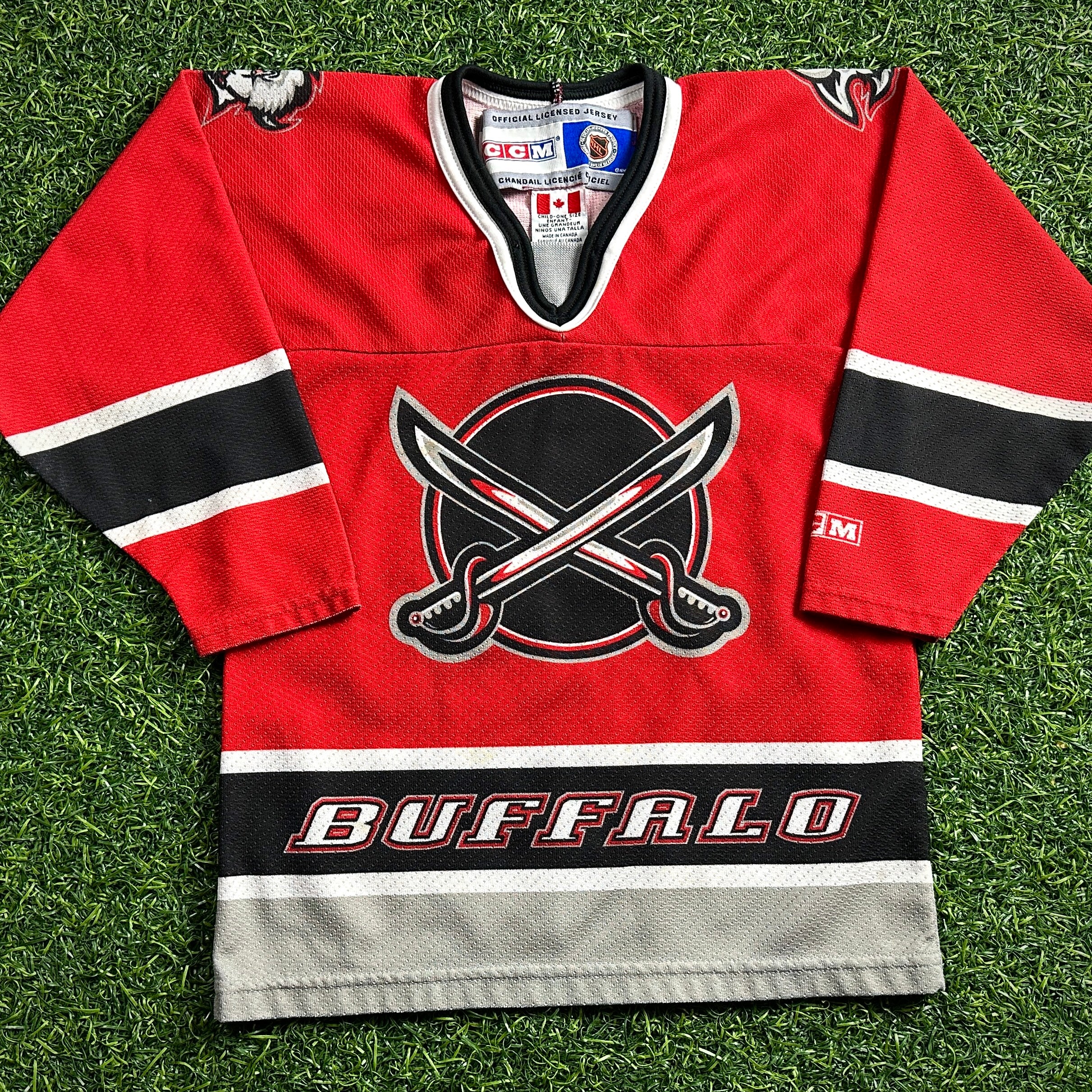 2000 CCM NHL Jersey Buffalo Sabres Red Alternate Infant Child One Size Vintage Throwback