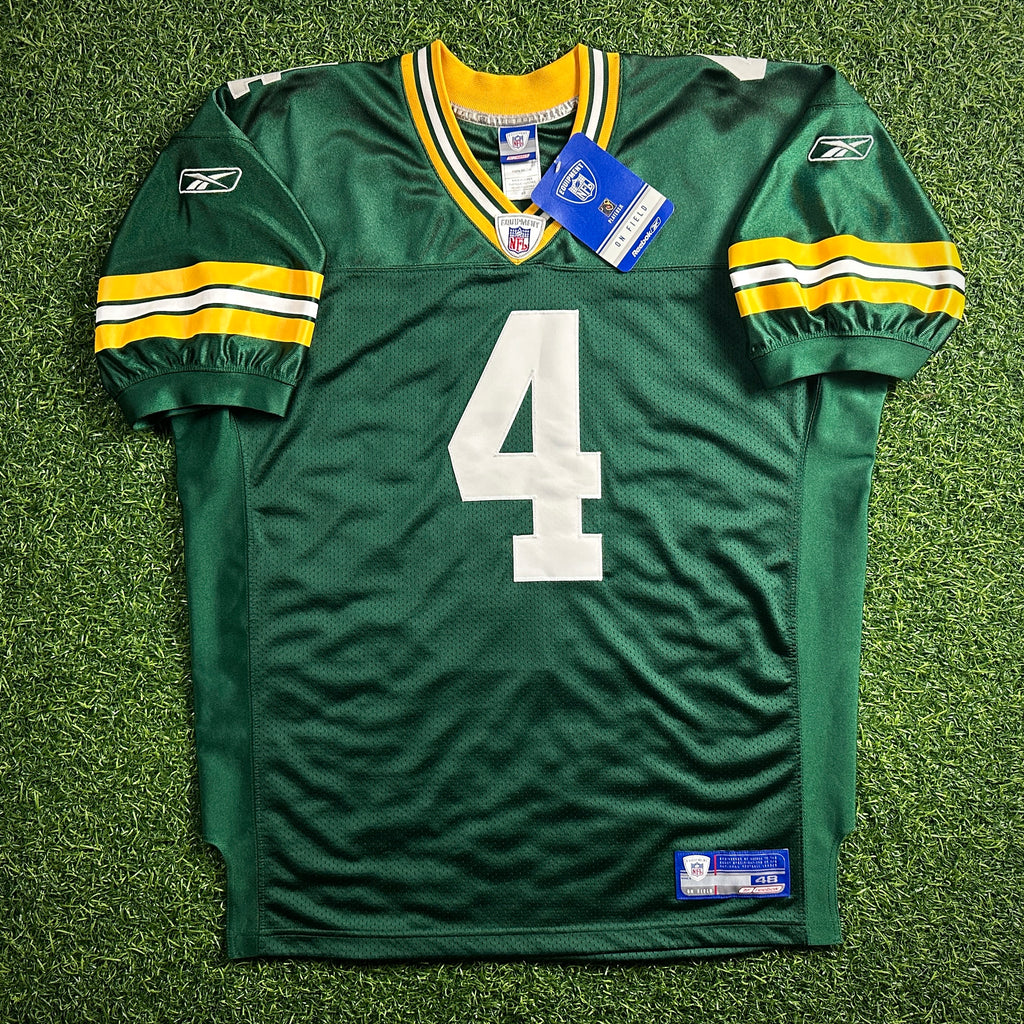 New! 2004 Reebok NFL Authentic Jersey Green Bay Packers Brett Favre Sz. 48 Autograph COA
