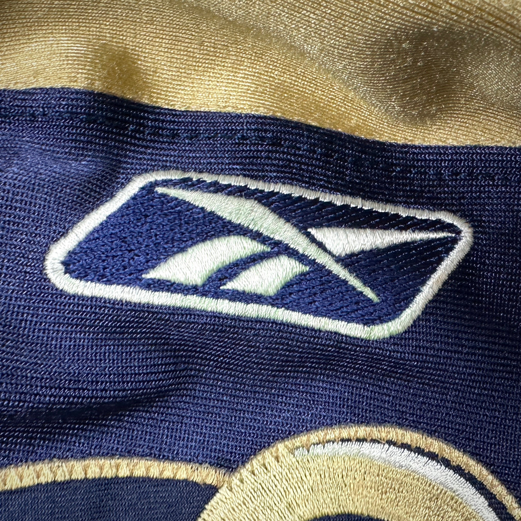 2003 Reebok NFL Game-Used Rookie Jersey St. Louis Rams Mike Furrey Sz. 44 Repairs