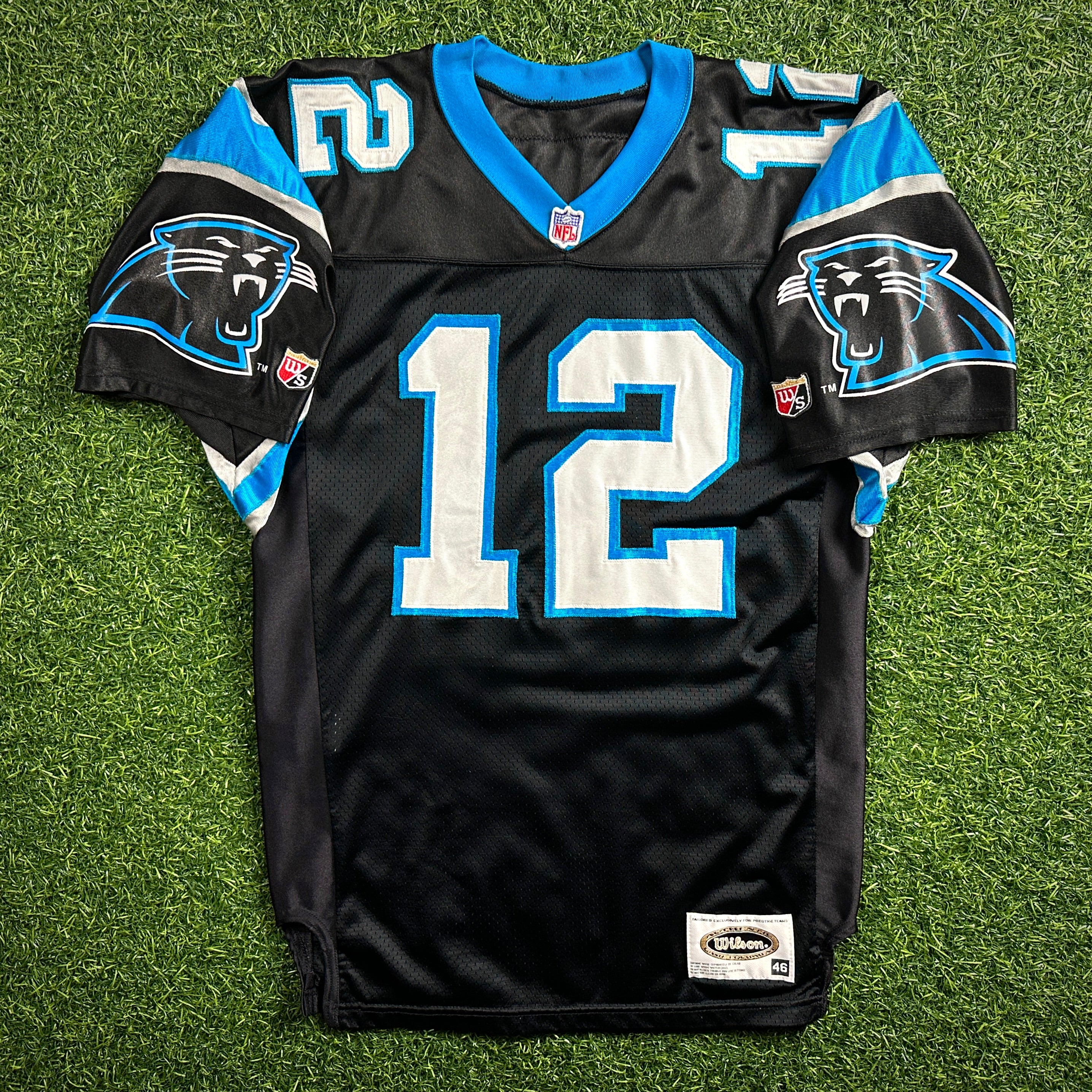 1995 Wilson NFL Authentic Jersey Carolina Panthers Keery Collins Rookie Sz. 46