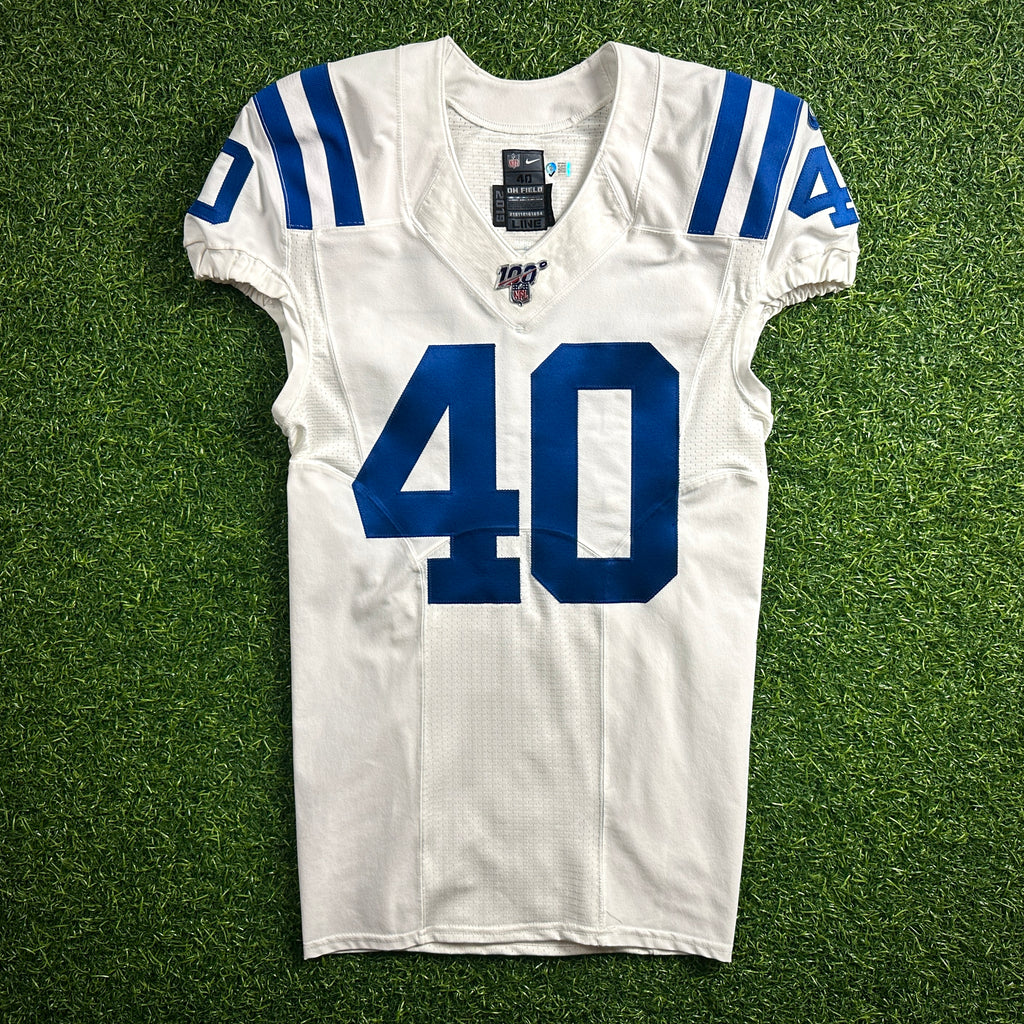 2019 Nike NFL Authentic Game-Issued Jersey Indianapolis Colts James Williams Team COA