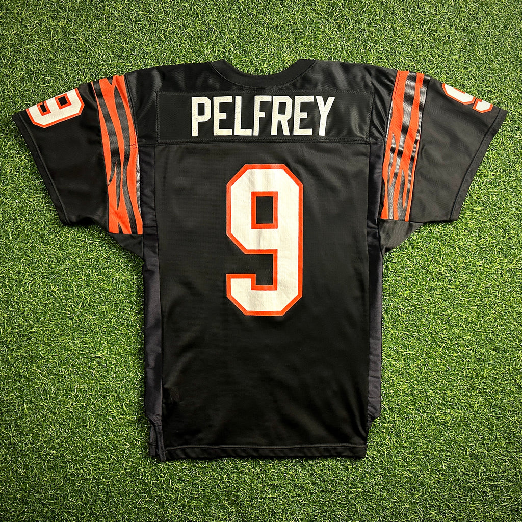 1995 Wilson NFL Authentic Pro Jersey Cincinnati Bengals Doug Pelfrey Sz. 44 VTG