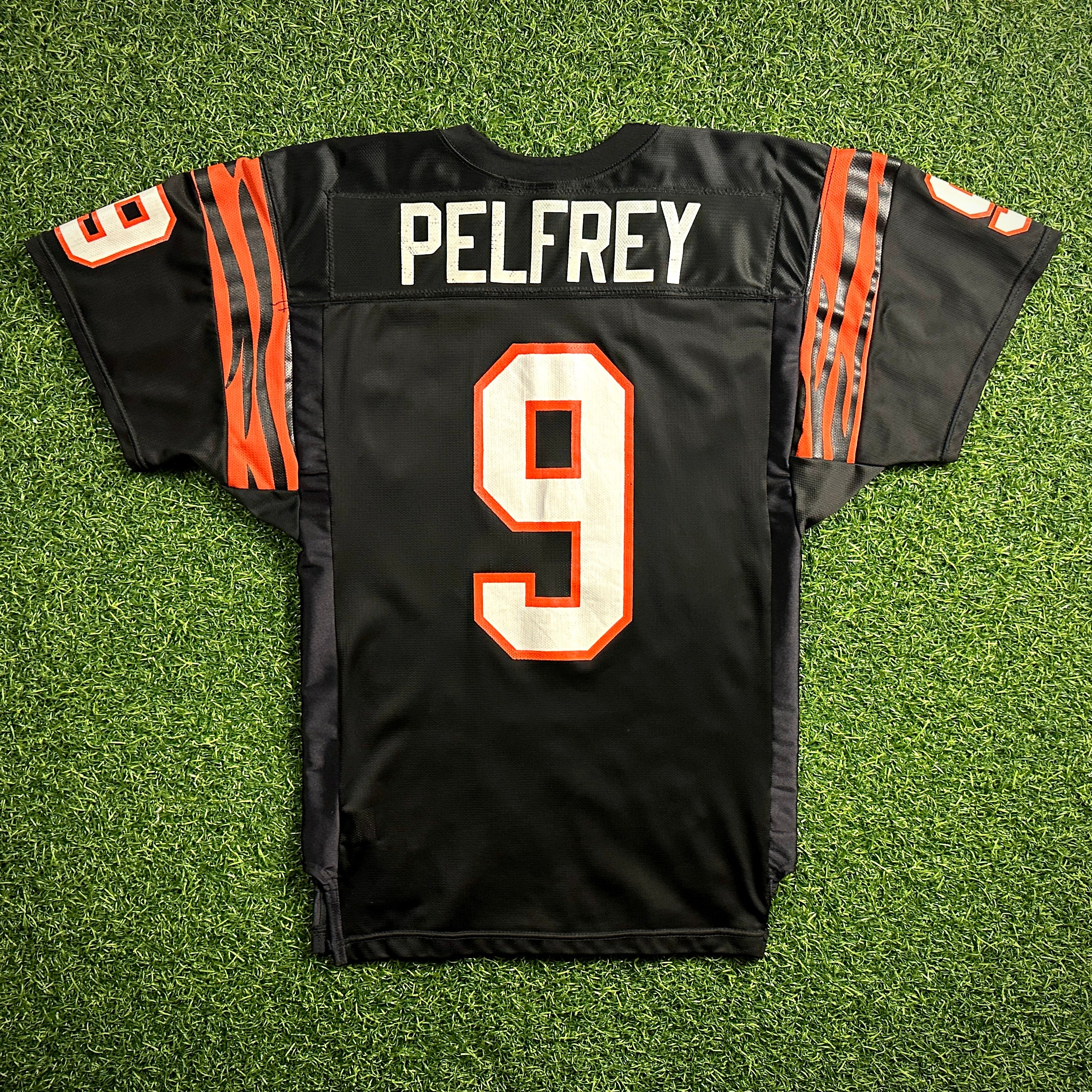 1995 Wilson NFL Authentic Pro Jersey Cincinnati Bengals Doug Pelfrey Sz. 44 VTG