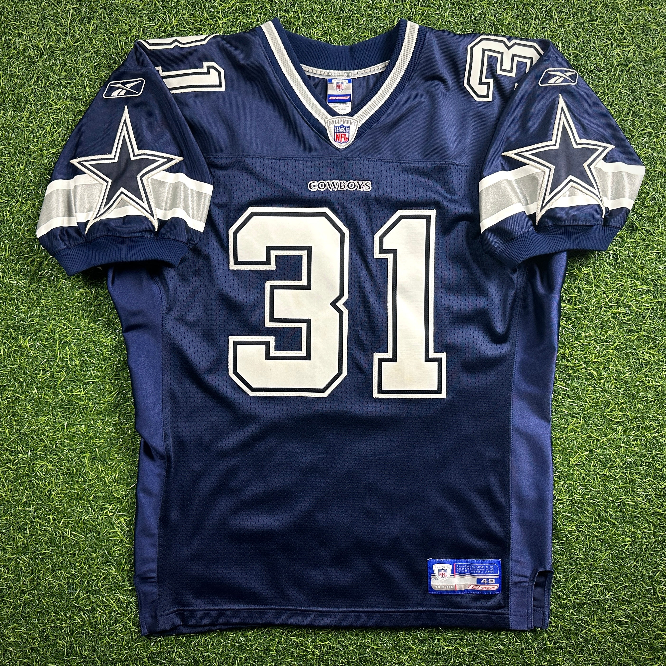 2002 Reebok NFL Authentic Rookie Jersey Dallas Cowboys Roy Williams 48 Vintage
