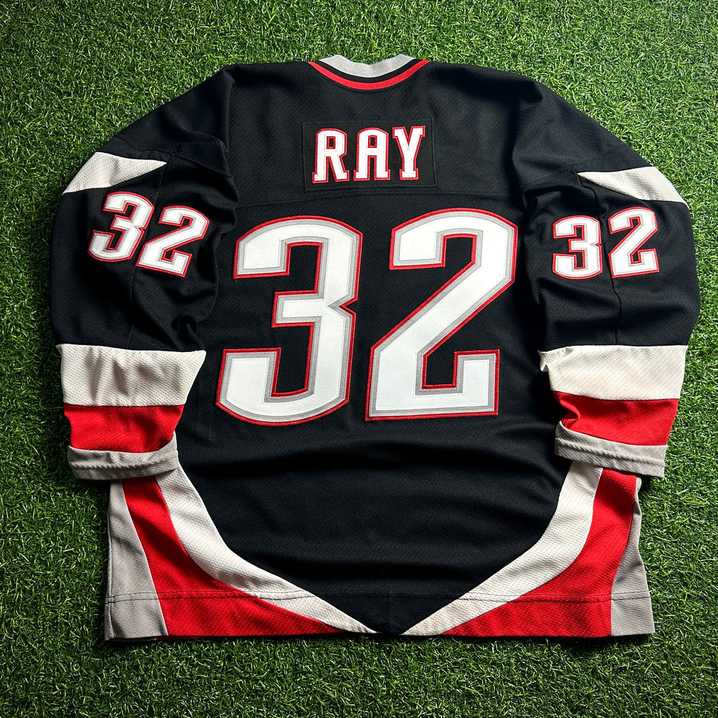 2001 CCM NHL Jersey Buffalo Sabres Rob Ray Sz. XL New York 9/11 Reverse Retro