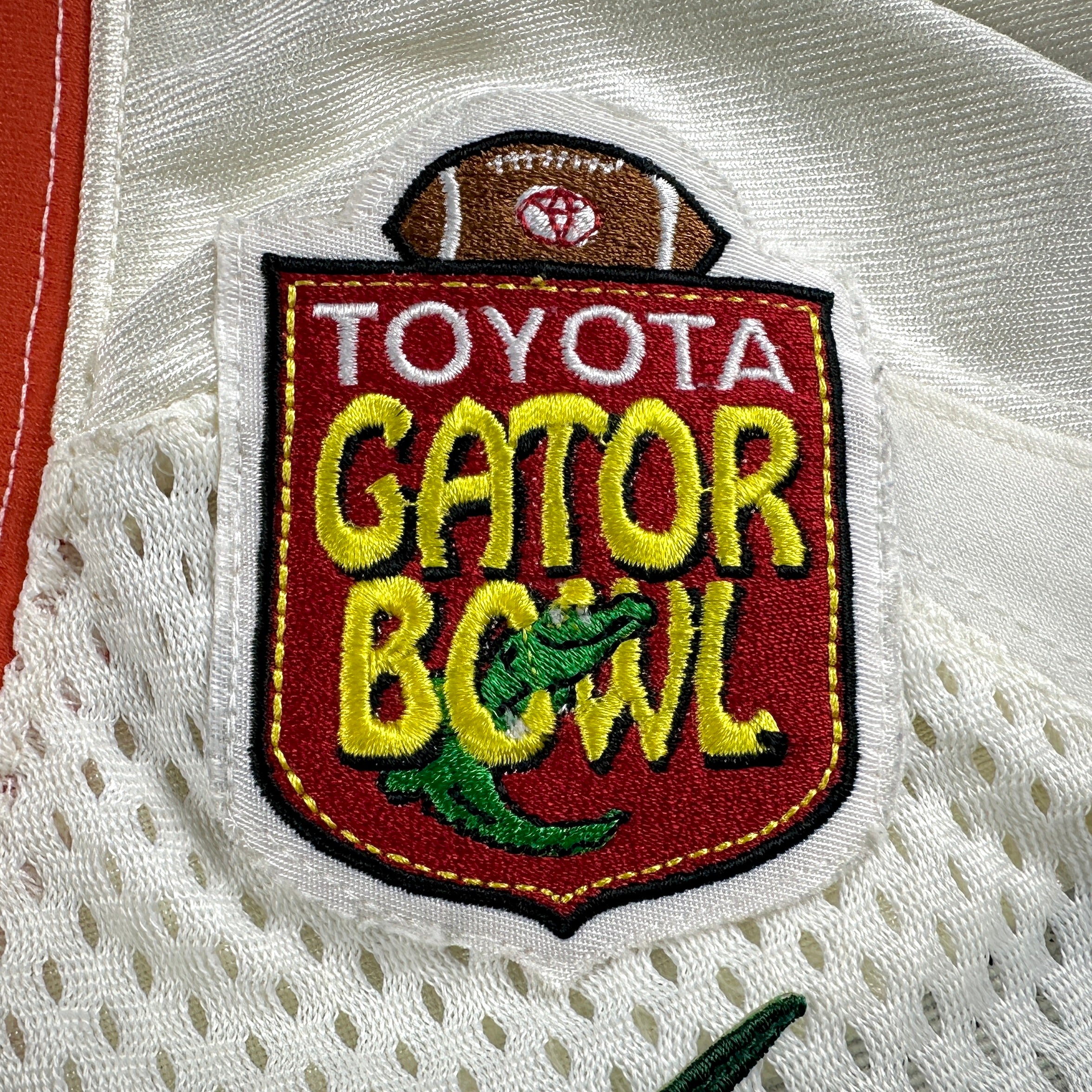 2000 Nike NCAA Game-Used Gator Bowl Jersey Miami Hurricanes Jarrell Weaver Sz. 48 Set 1