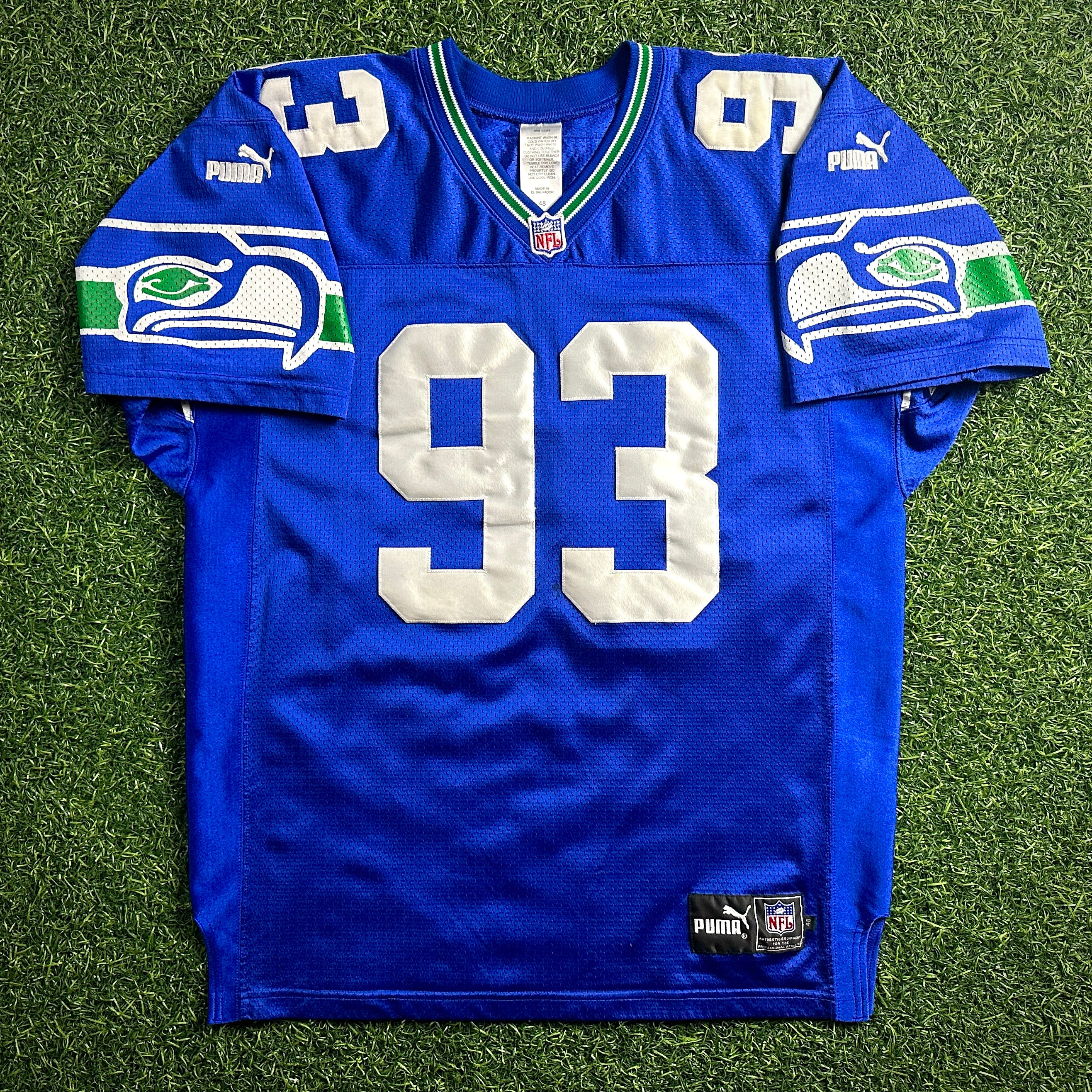 Puma NFL Authentic Jersey Seattle Seahawks John Randle Throwback Sz. 48