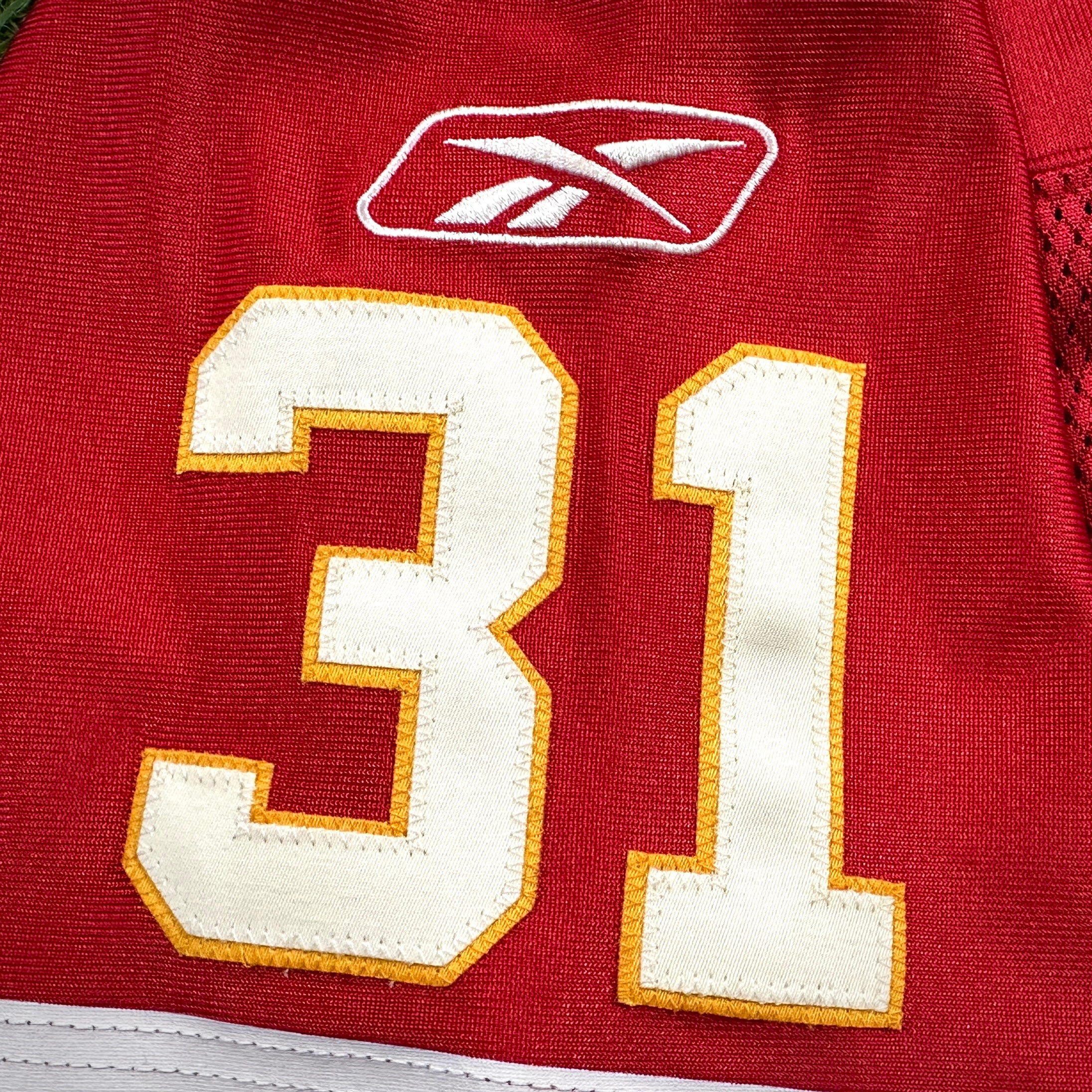 2004 Reebok NFL Authentic Jersey Kansas City Chiefs Priest Holmes Sz. 48 Vintage