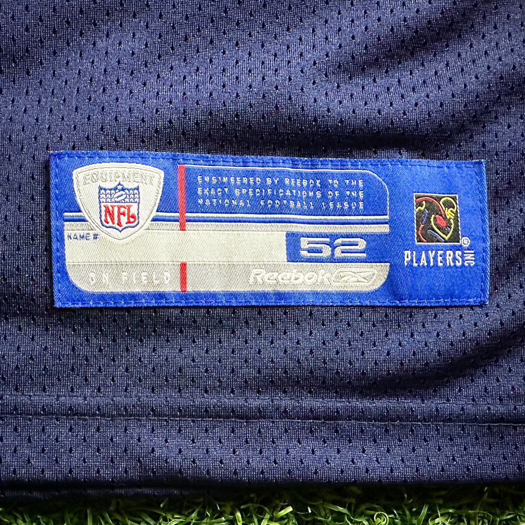 2004 Reebok NFL Authentic Jersey New England Patriots Corey Dillon Sz. 52 XXXVIII Banner Night