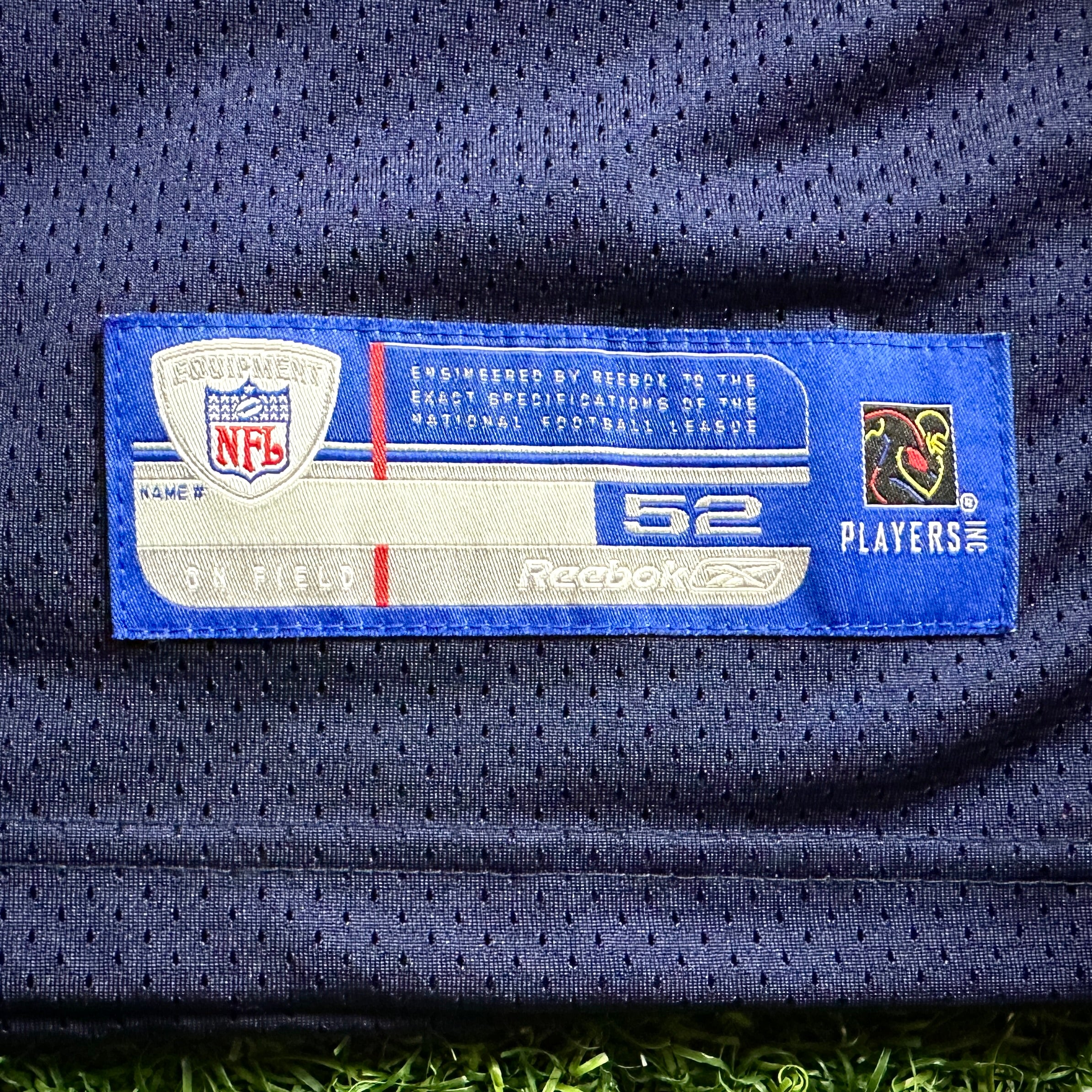 2004 Reebok NFL Authentic Jersey New England Patriots Corey Dillon Sz. 52 XXXVIII Banner Night