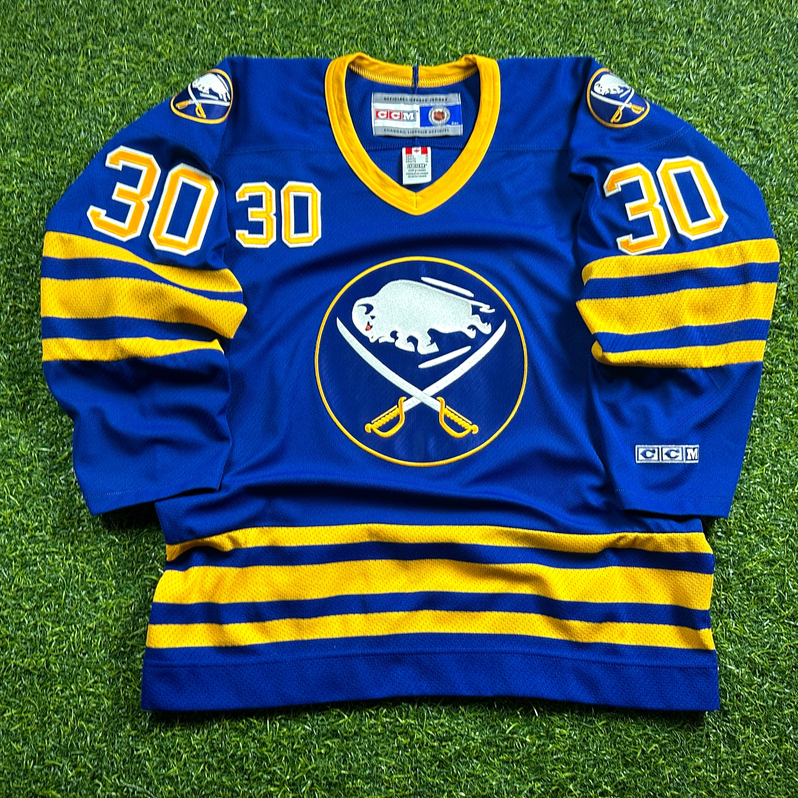 2006 CCM NHL Buffalo Sabres Alternate Jersey Ryan Miller Sz M Vintage MiC
