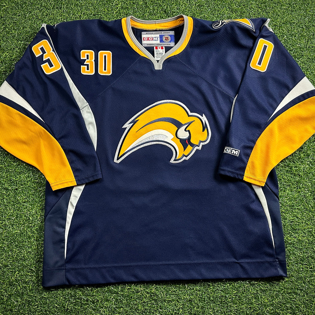 2006 CCM NHL Buffalo Sabres Slug Jersey Ryan Miller Sz XL Vintage MiC